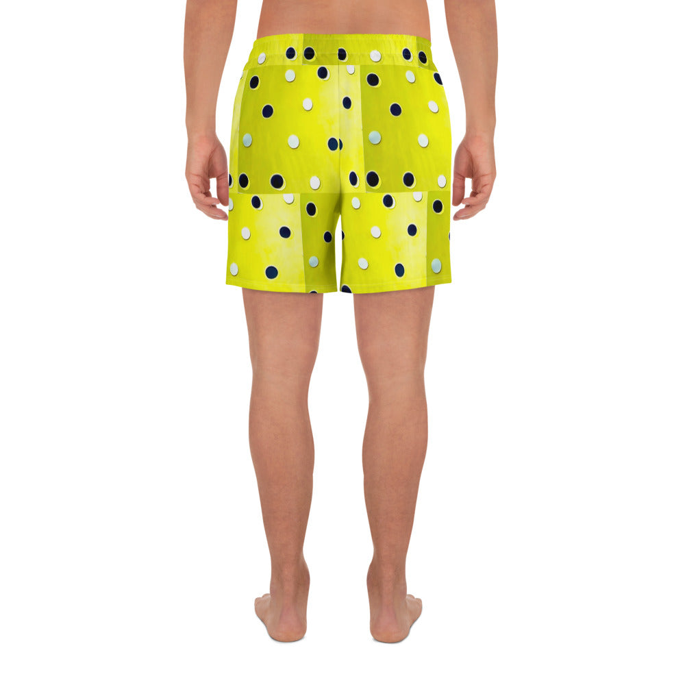 RETRO VIBE YELLOW POLKA DOT Men's Shorts