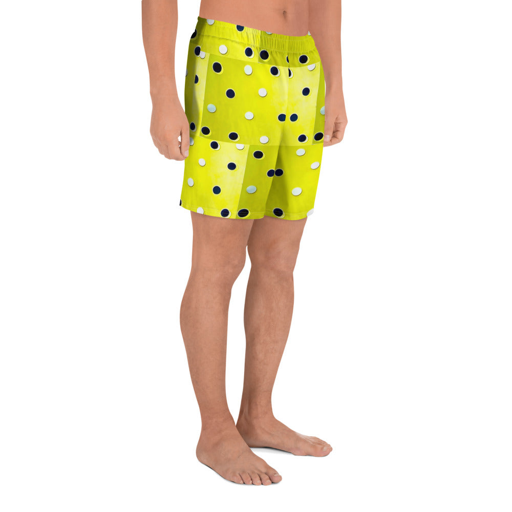 RETRO VIBE YELLOW POLKA DOT Men's Shorts