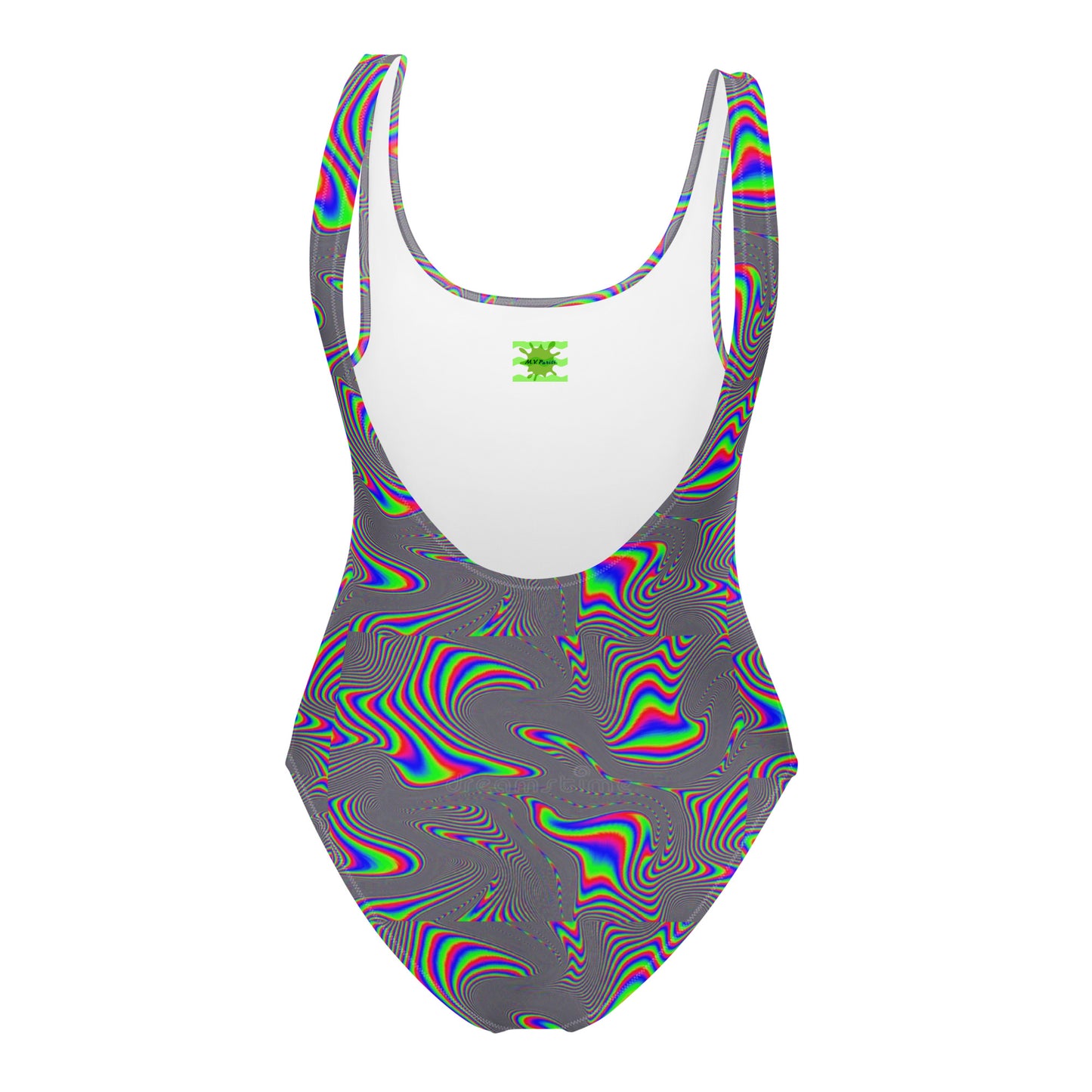 Electric Wave Static Energy- One-Piece Swimsuit