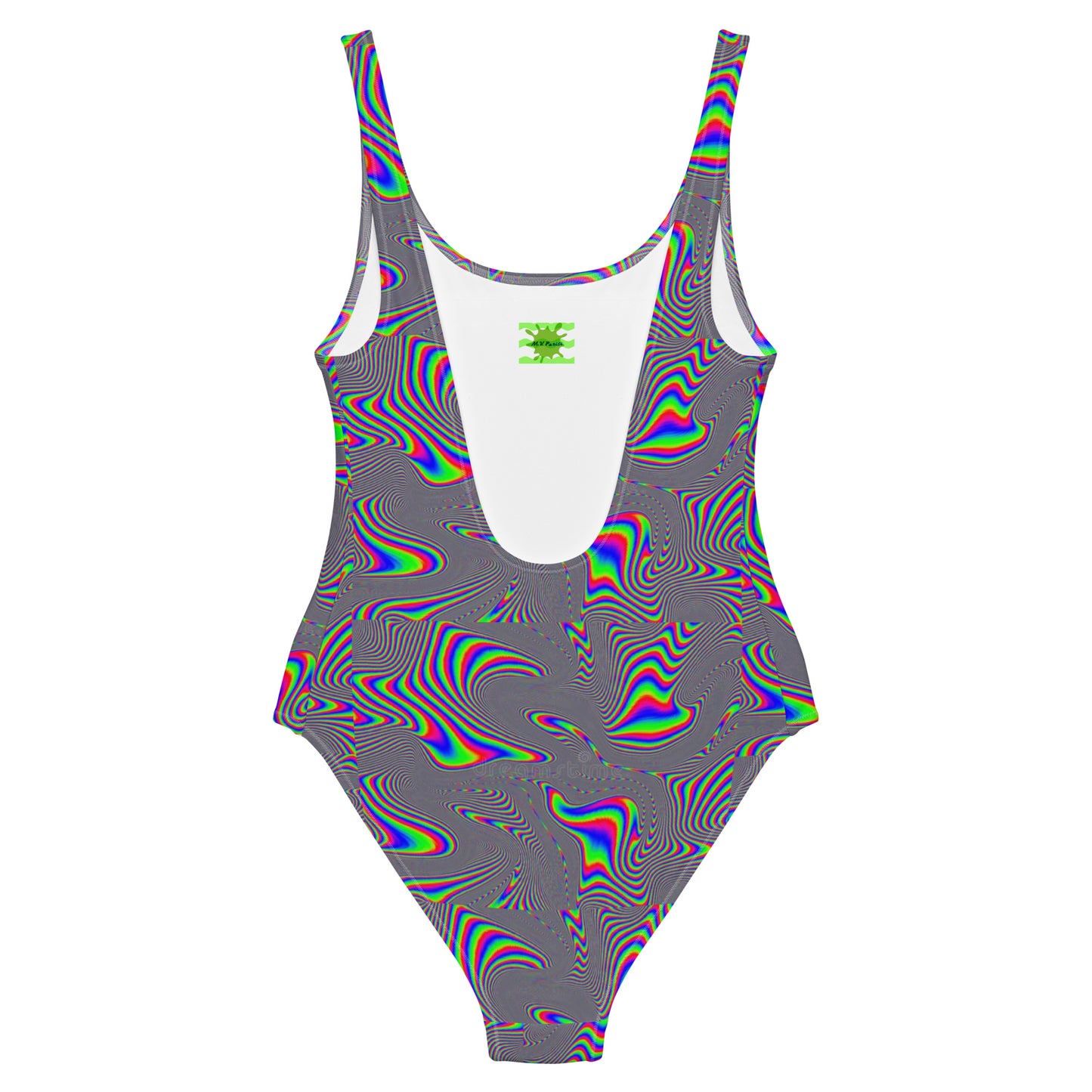Electric Wave Static Energy- One-Piece Swimsuit