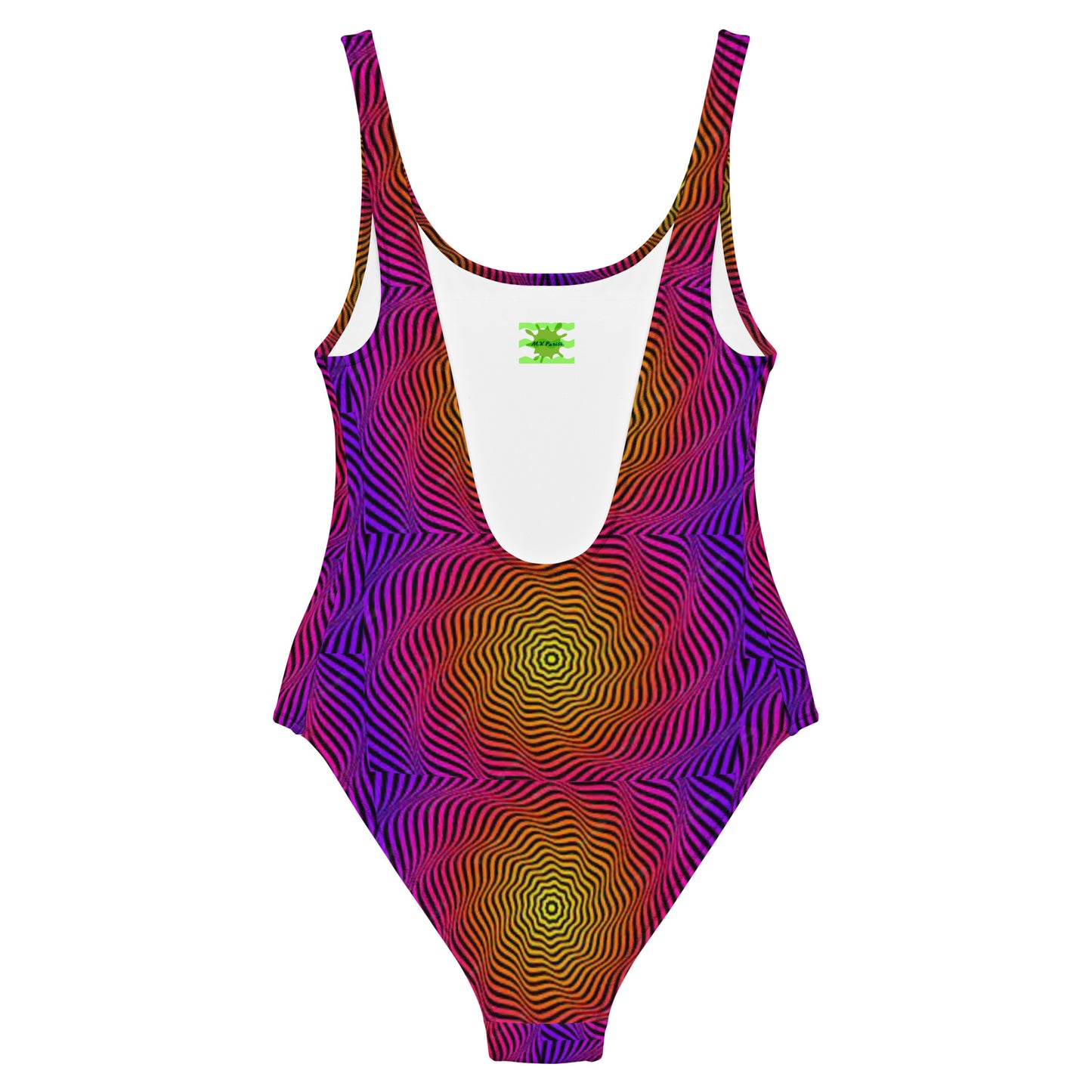 Purple Passion Circle Illusions - One-Piece Swimsuit