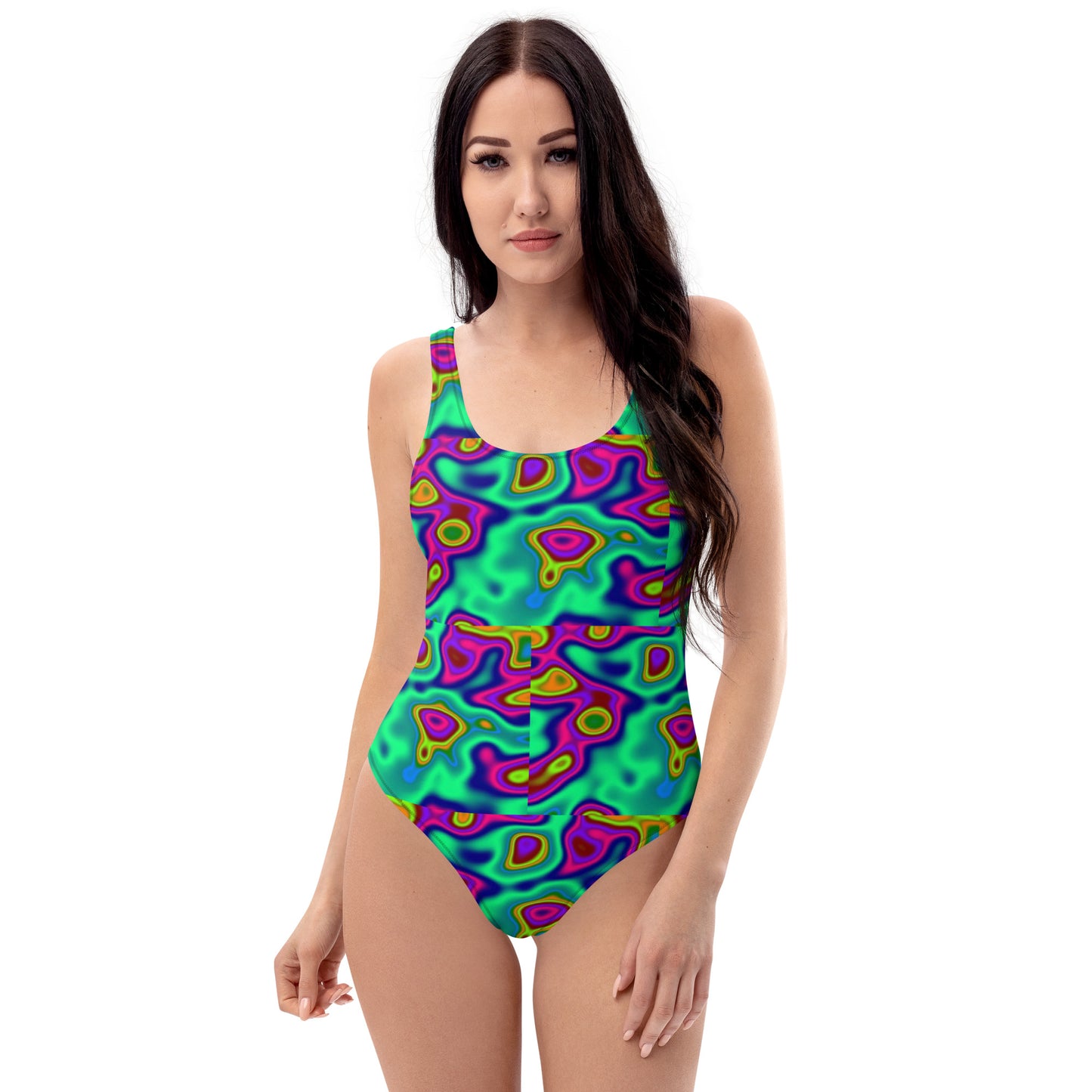Gel Light Show Trip - One-Piece Swimsuit