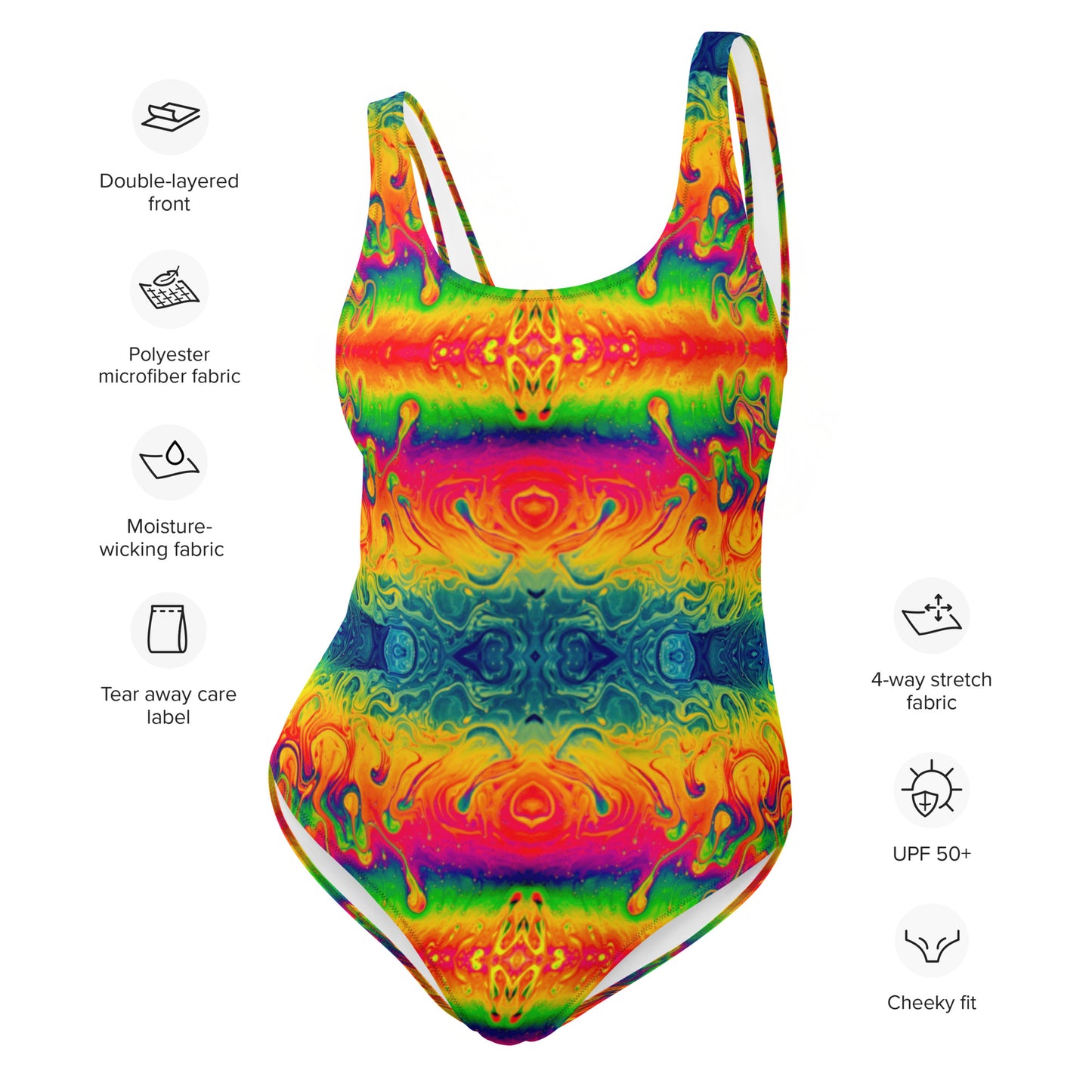 Splash of Color - One-Piece Swimsuit