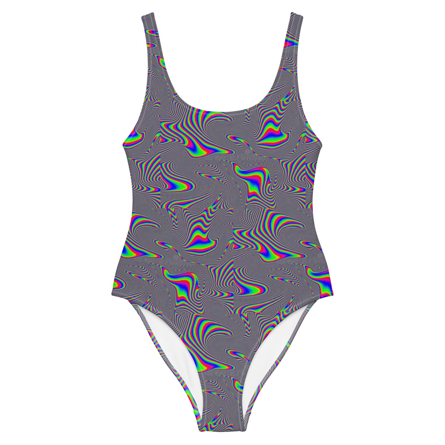 Electric Wave Static Energy- One-Piece Swimsuit