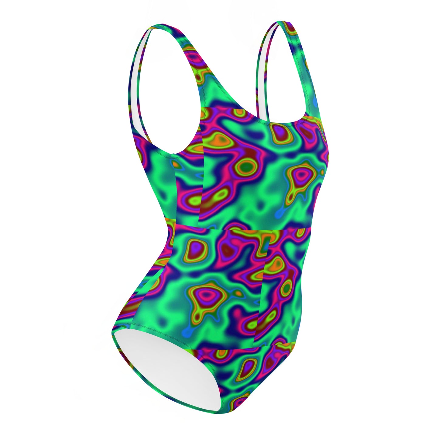 Gel Light Show Trip - One-Piece Swimsuit
