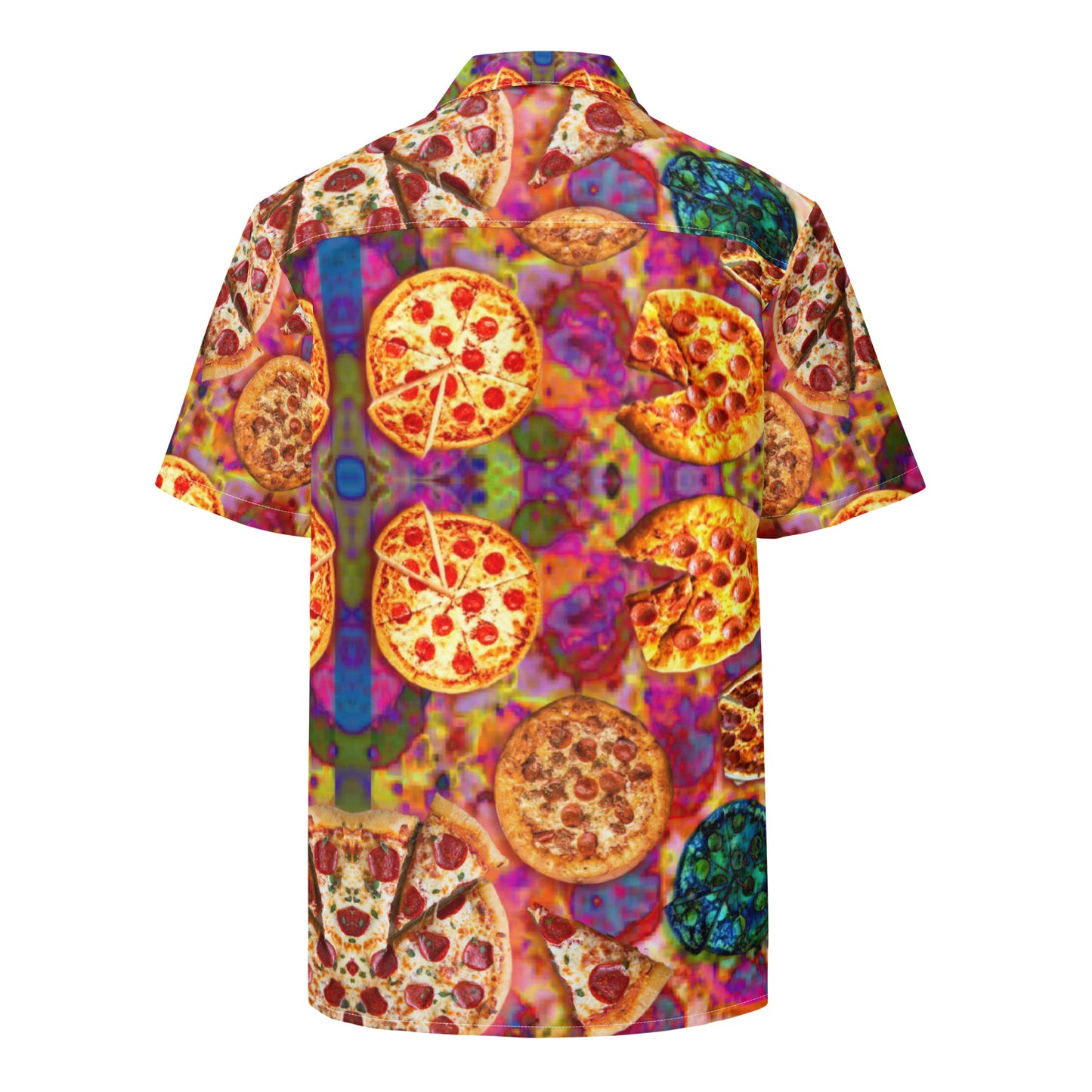 Pizza Pie - Casual Button up Lightweight dress shirt