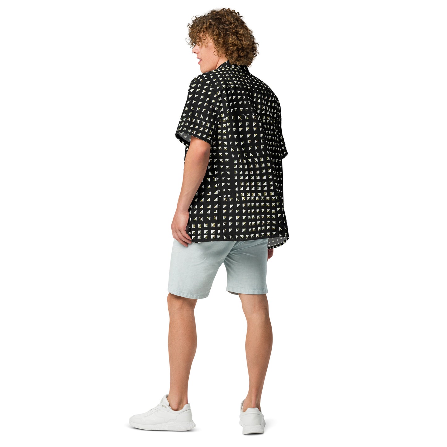 Metal Head Studded Look - Lightweight Button Up Casual Dress Shirt