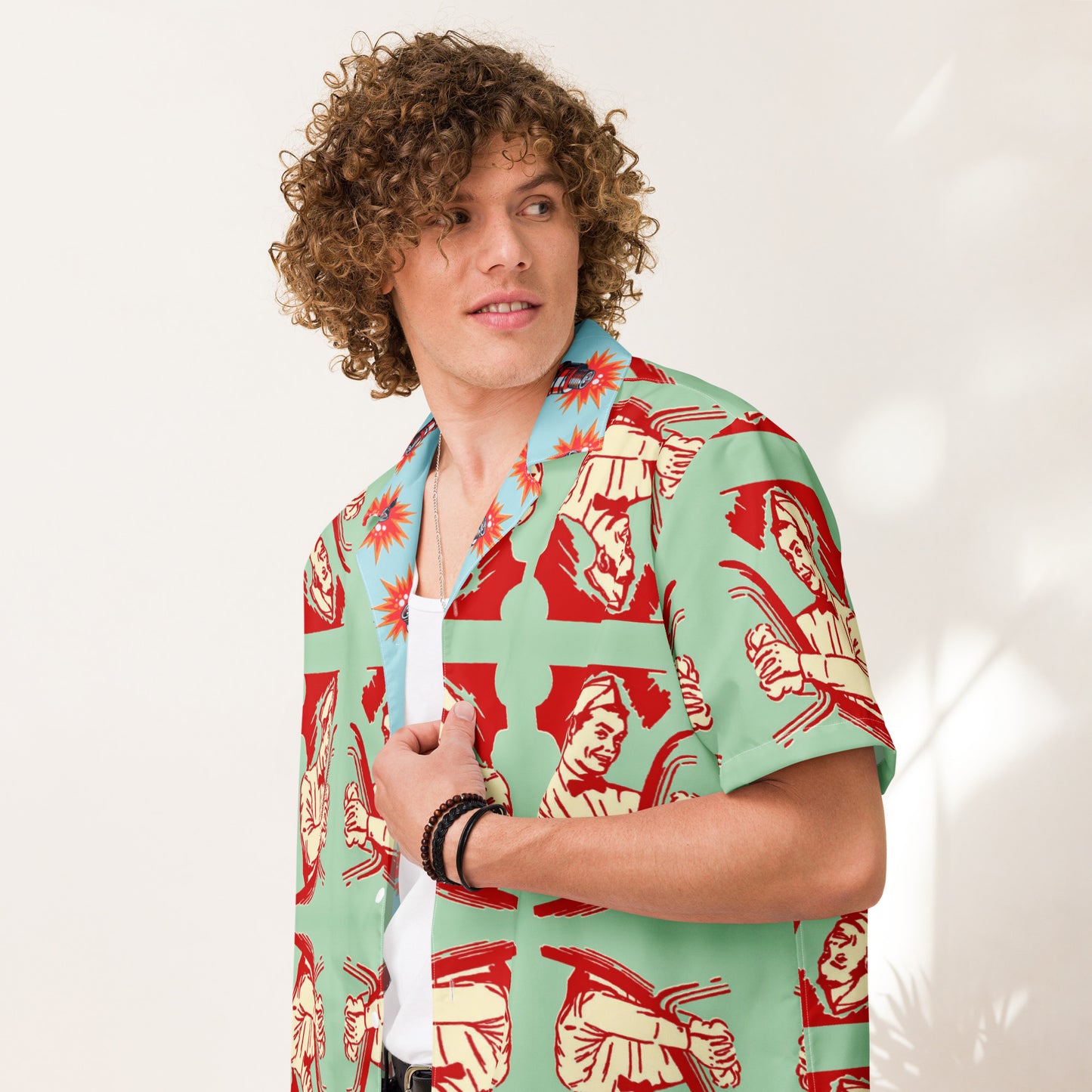 Service Attendant- Gas Jockey Unisex button shirt