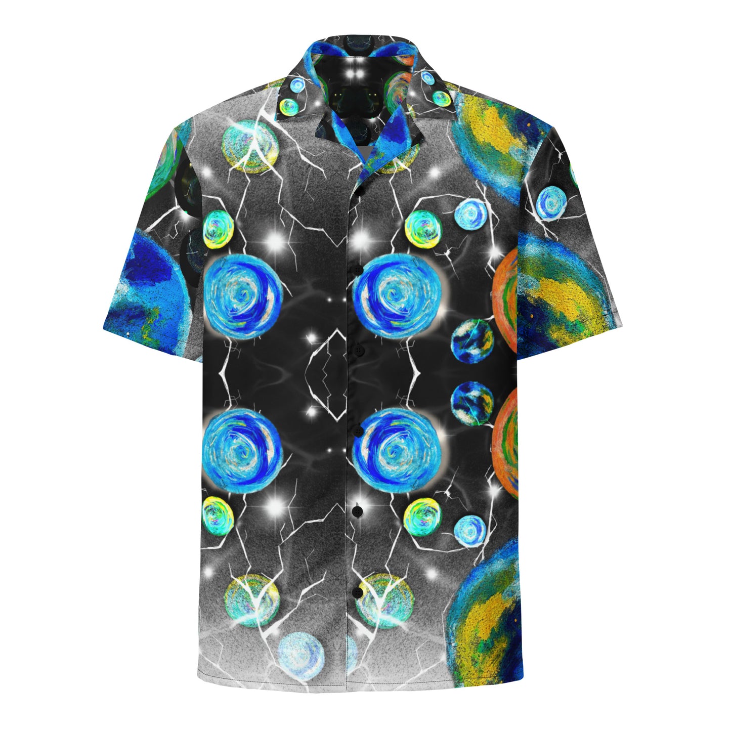 Cosmic Interstellar Starry Night - Unisex button shirt