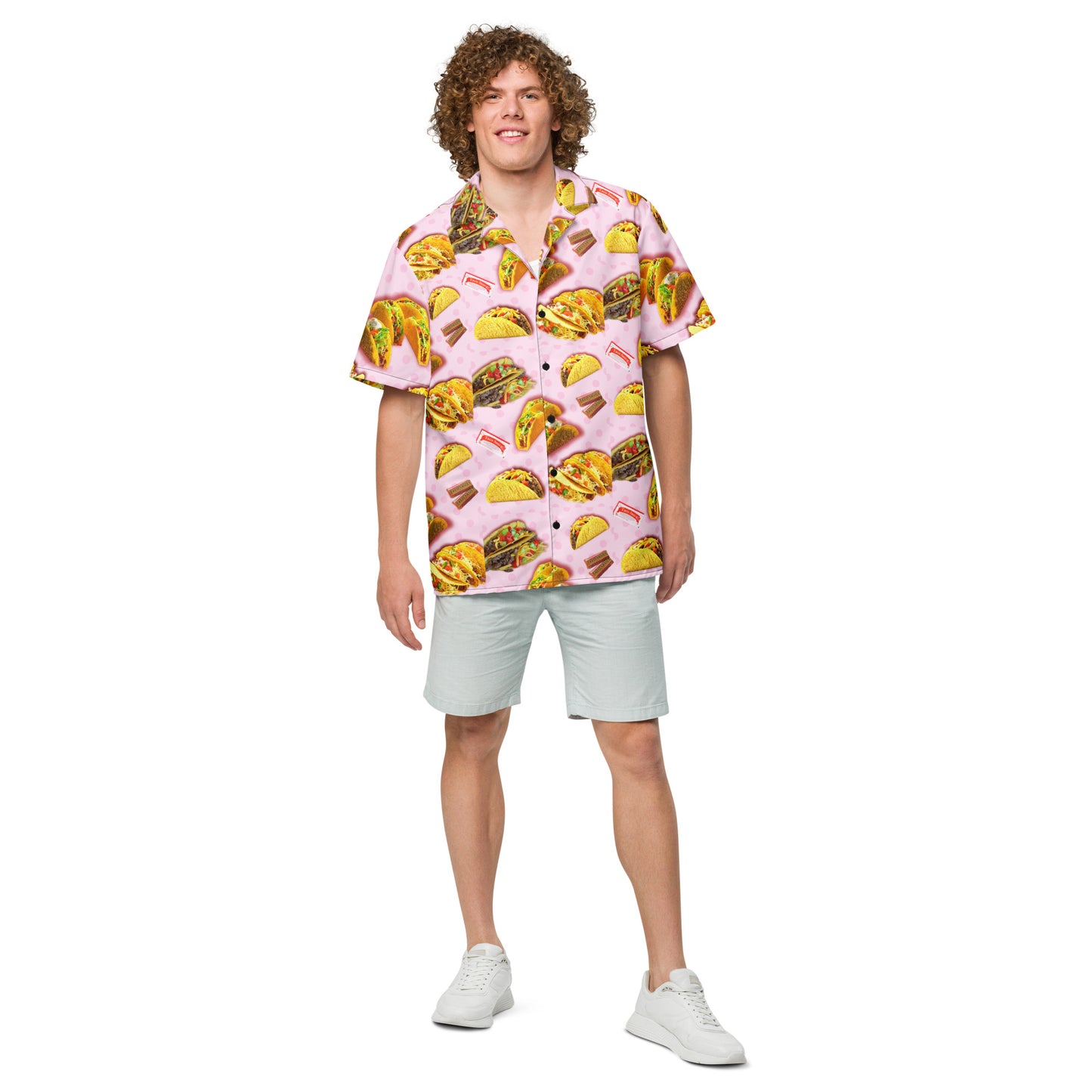 Pink Tacos - Button Up Lightweight Casual Dress Shirt