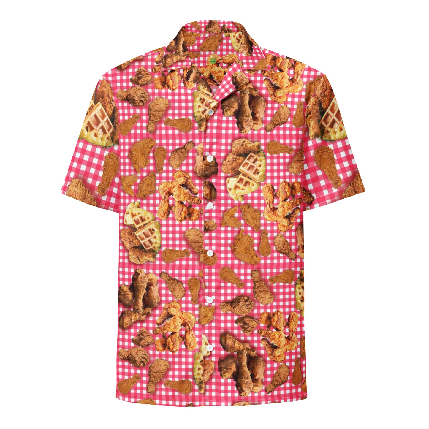 Fried Chicken Winner - Button Up Casual Dress Shirt