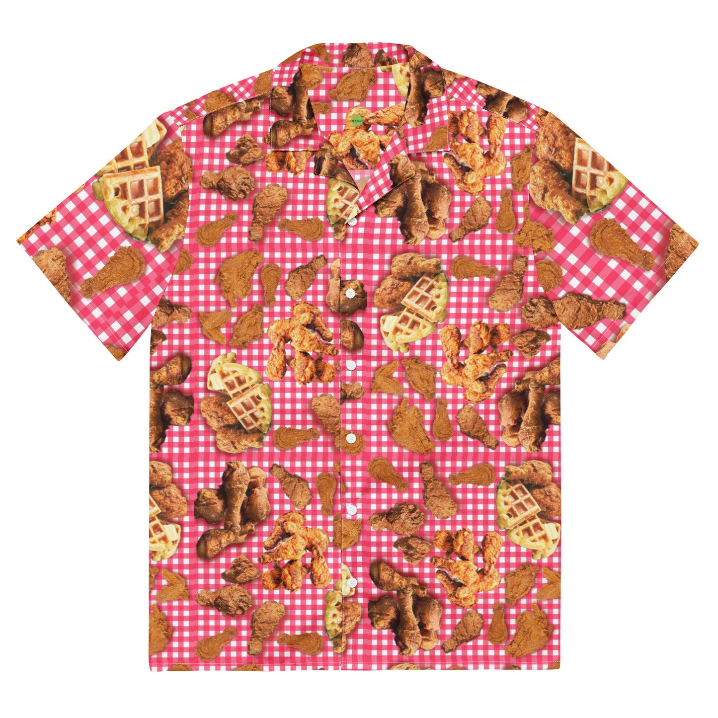 Fried Chicken Winner - Button Up Casual Dress Shirt