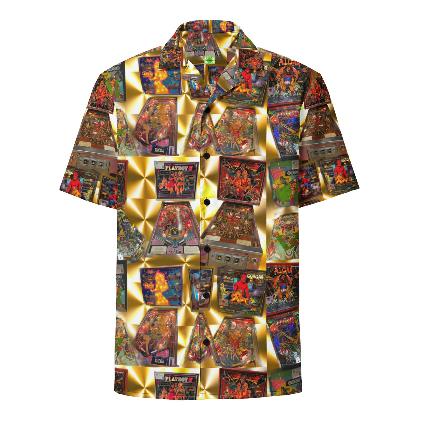 Disco Pinball - Unisex button shirt