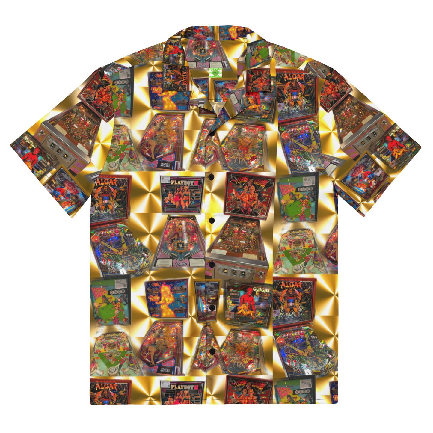 Disco Pinball - Unisex button shirt