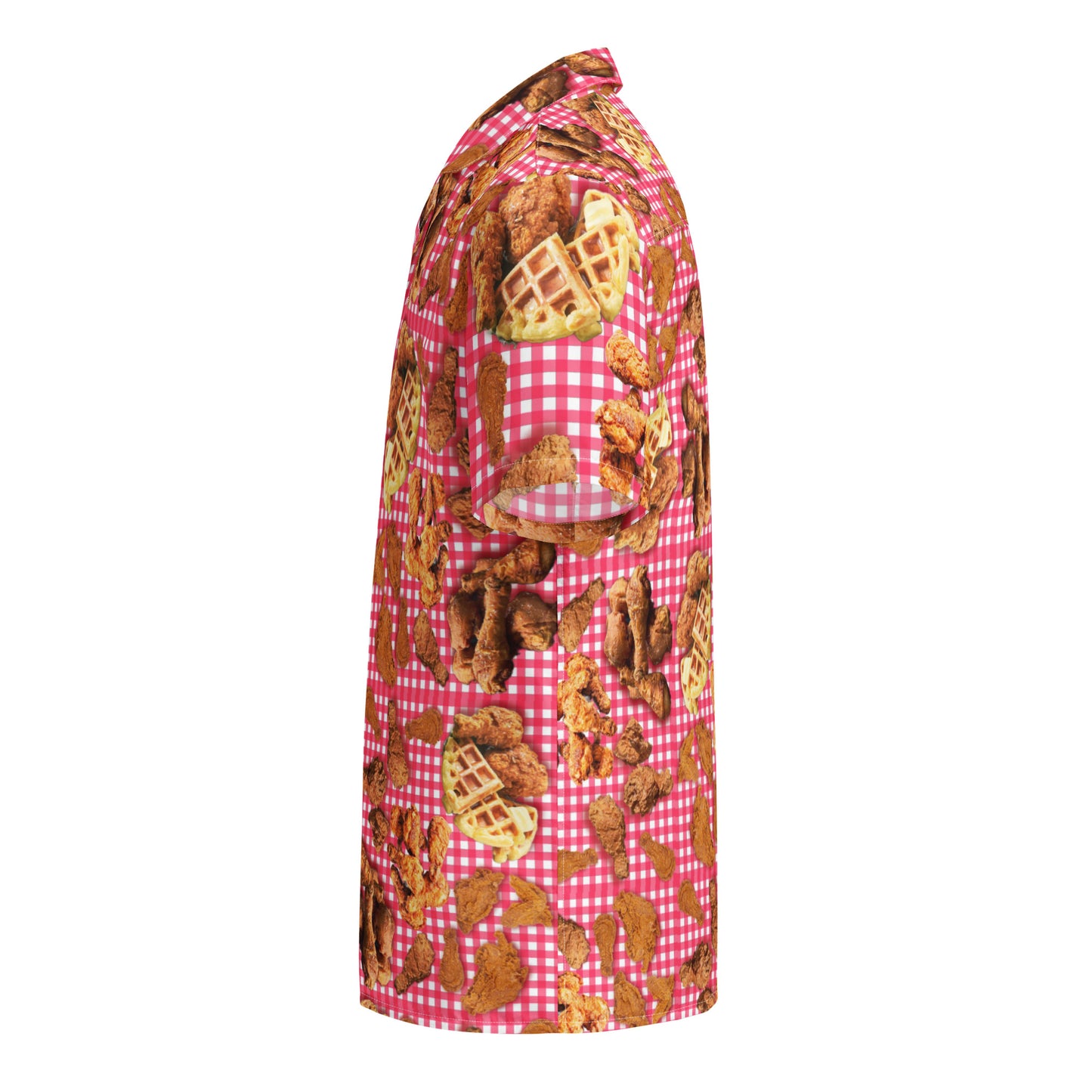 Fried Chicken Winner - Button Up Casual Dress Shirt