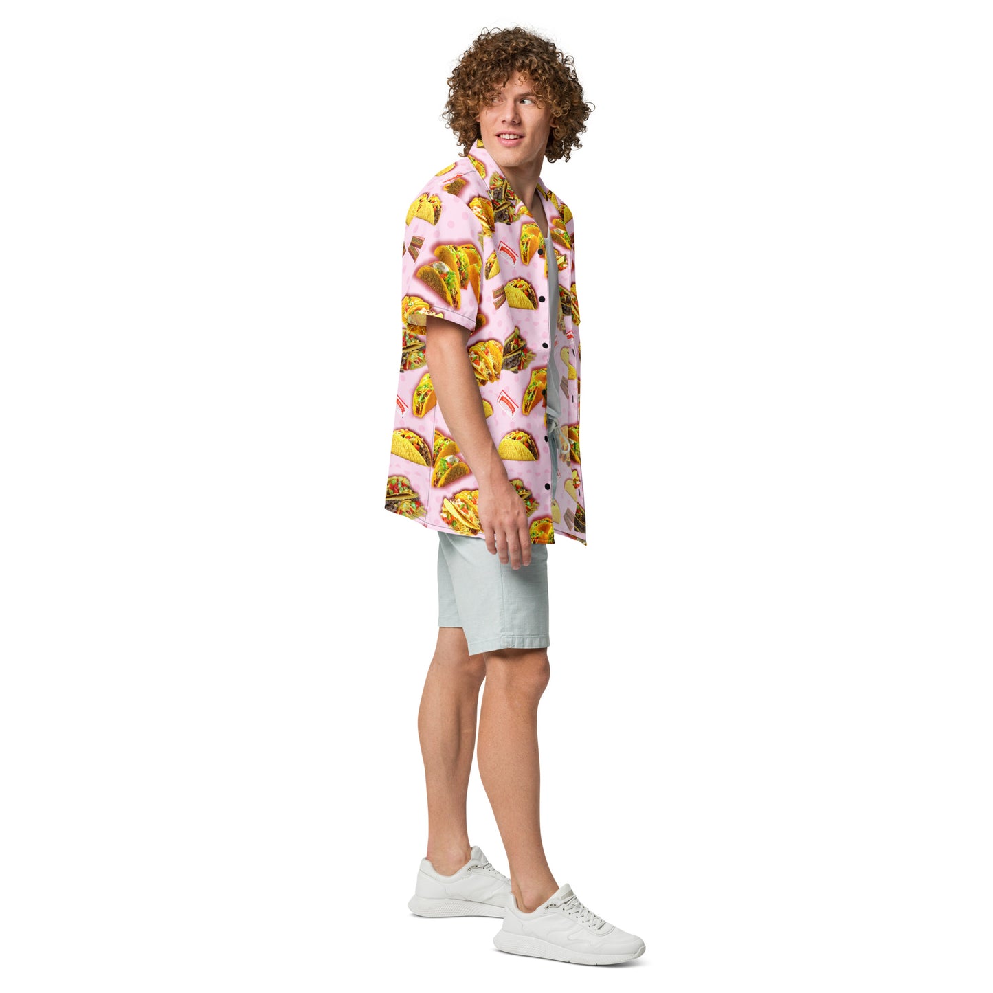 Pink Tacos - Button Up Lightweight Casual Dress Shirt