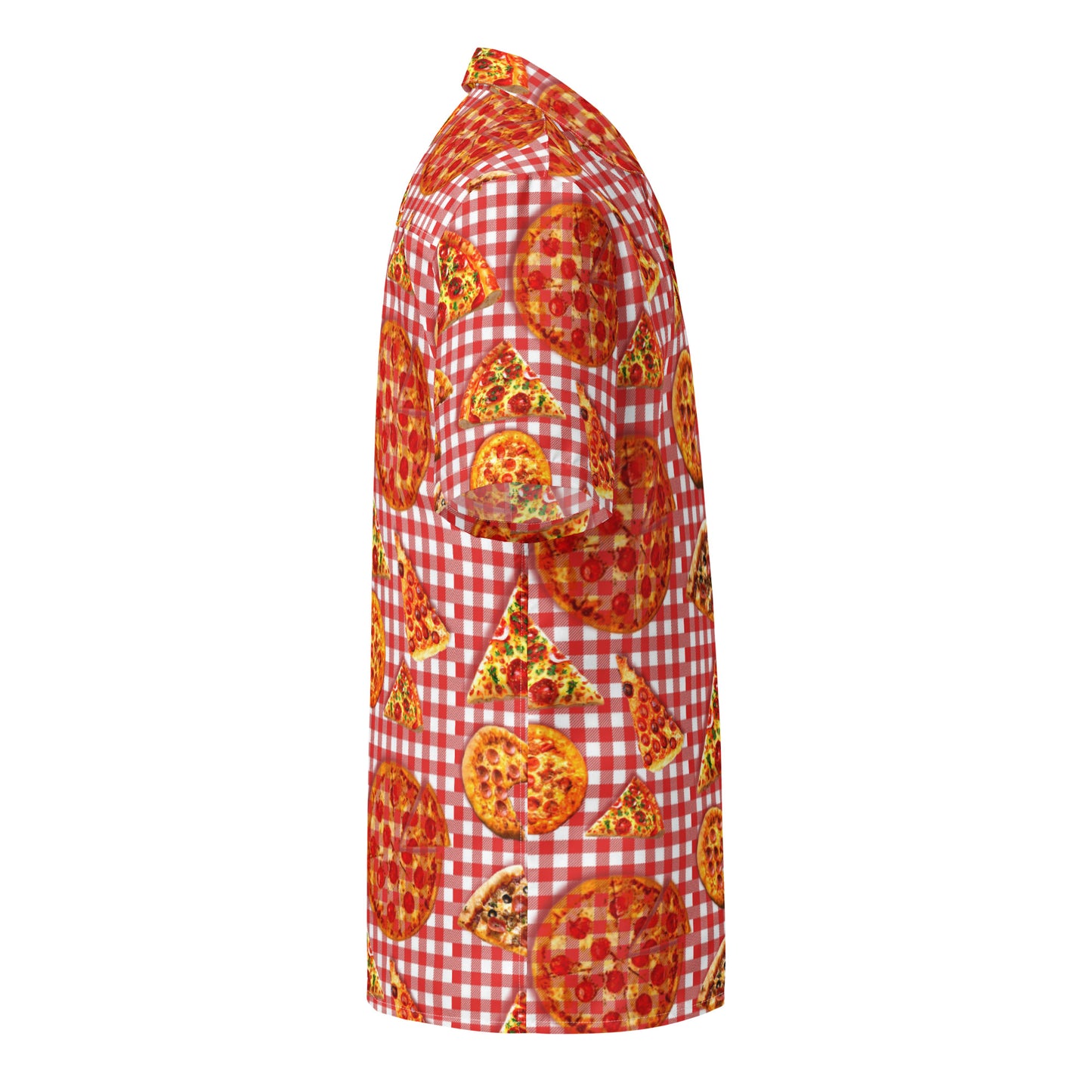 Pizza Pie & Slices - Button Up Lightweight Casual Dress Shirt