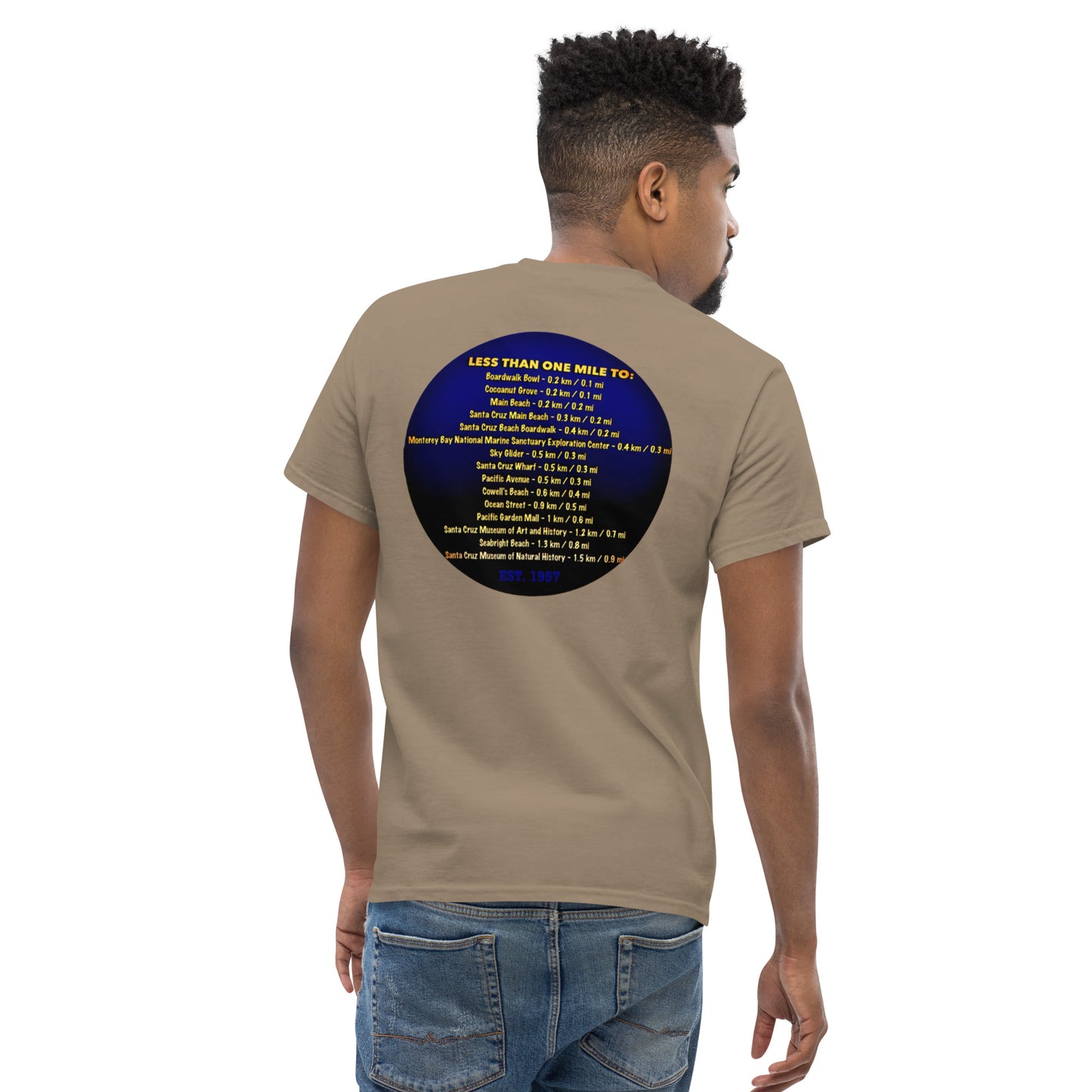 Fireside Inn w/ Historic close location 2 sided Men's classic tee