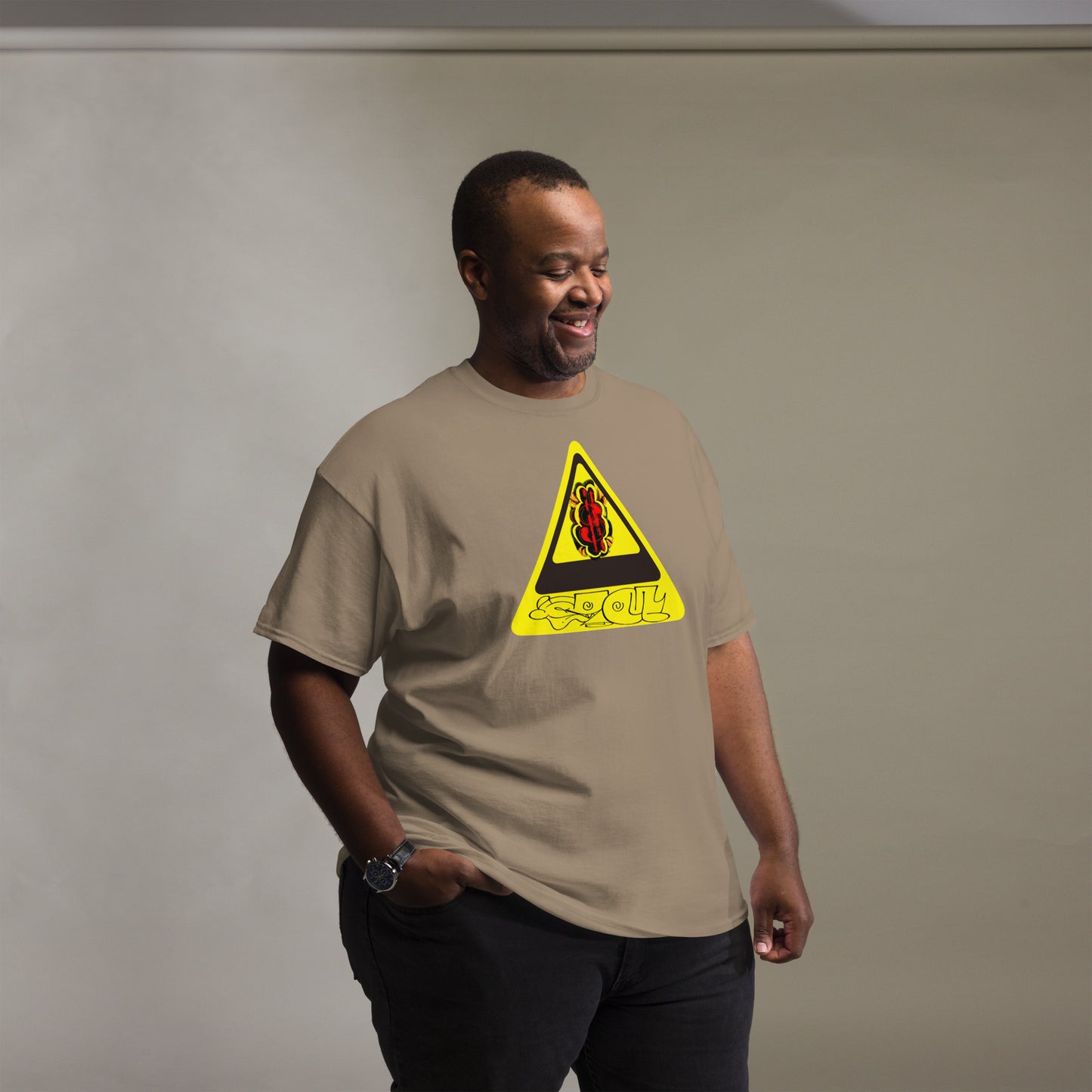 Big Money Warning - Men's classic tee - by Hobo Hoodies
