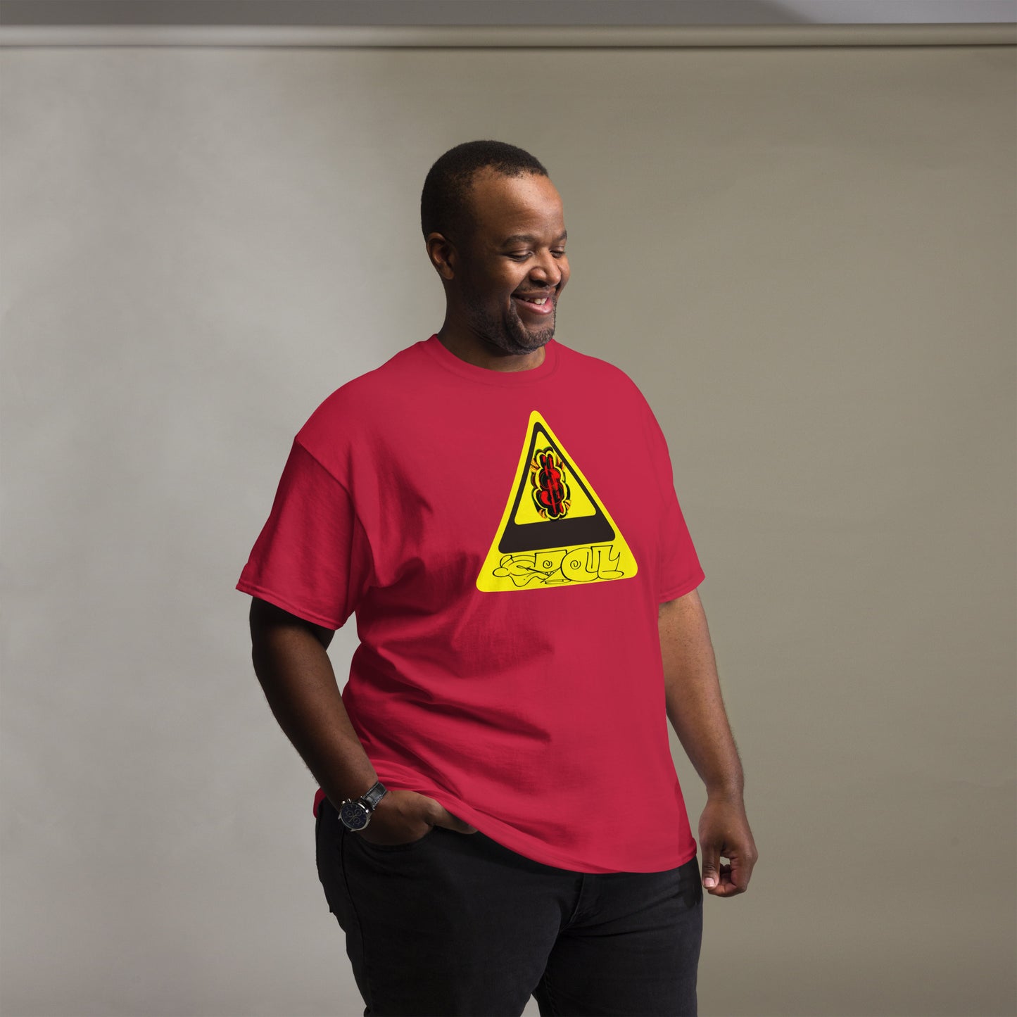 Big Money Warning - Men's classic tee - by Hobo Hoodies