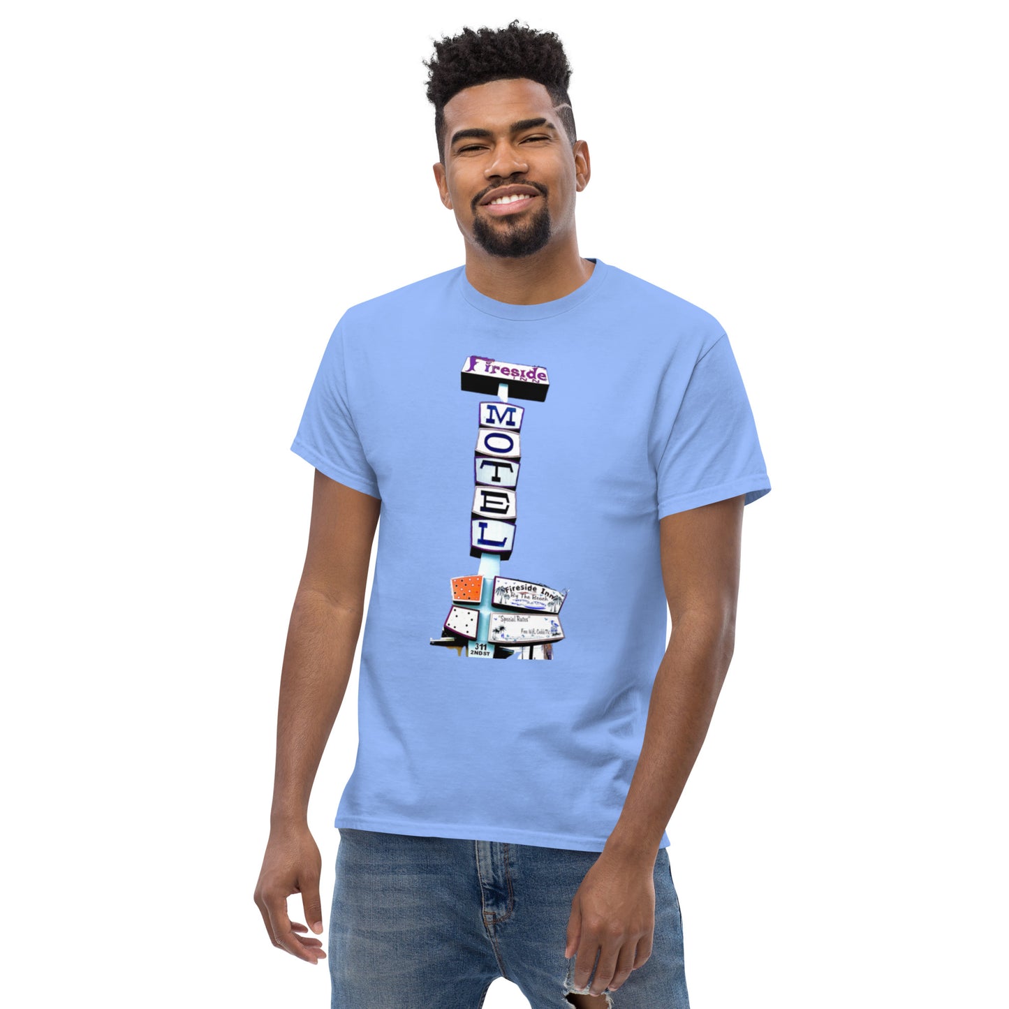 Fireside Inn w/ Historic close location 2 sided Men's classic tee