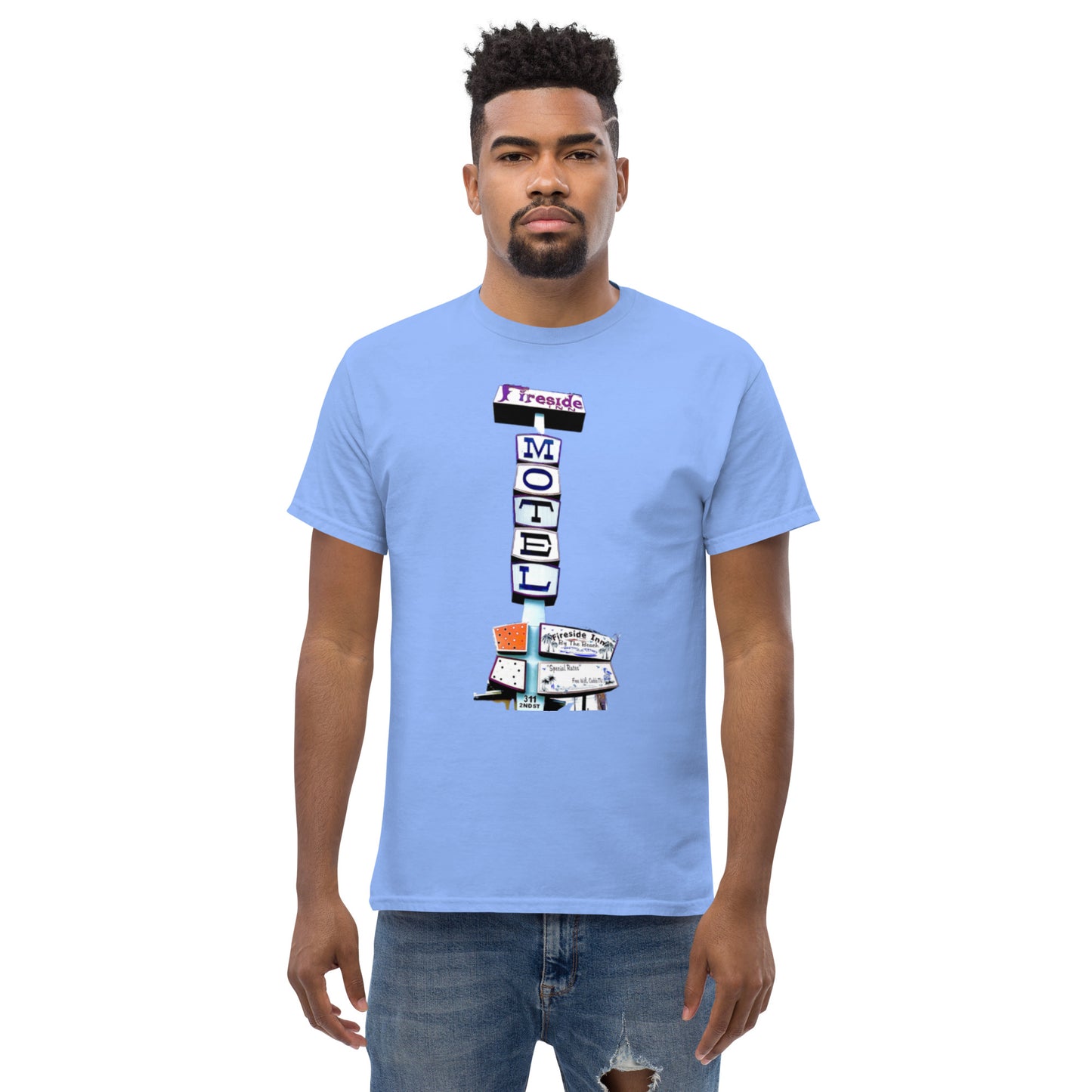 Fireside Inn w/ Historic close location 2 sided Men's classic tee