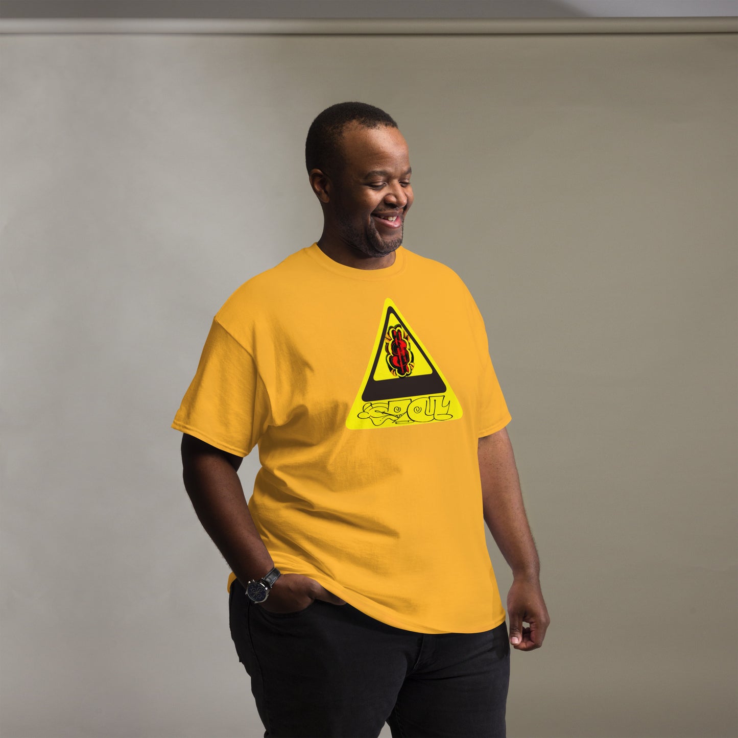 Big Money Warning - Men's classic tee - by Hobo Hoodies