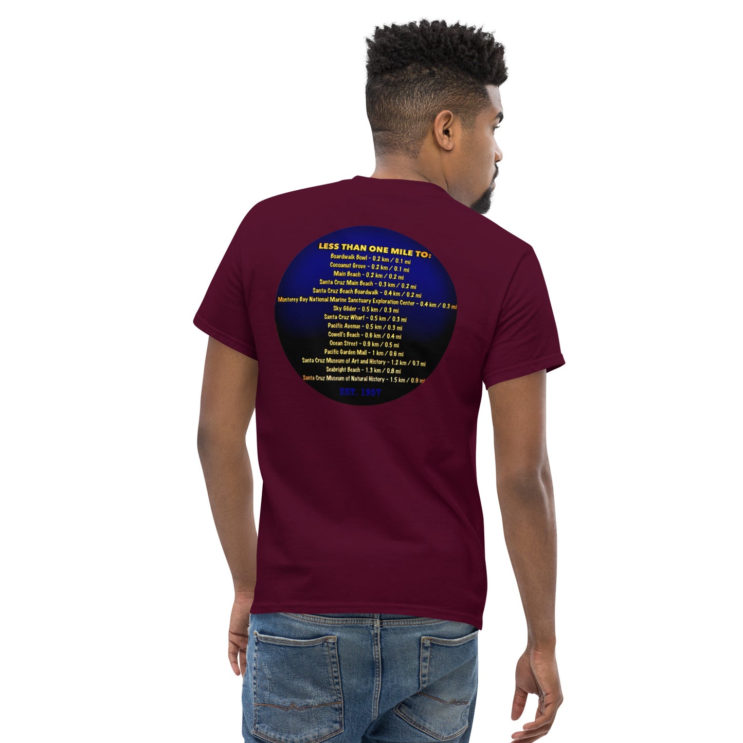 Fireside Inn w/ Historic close location 2 sided Men's classic tee