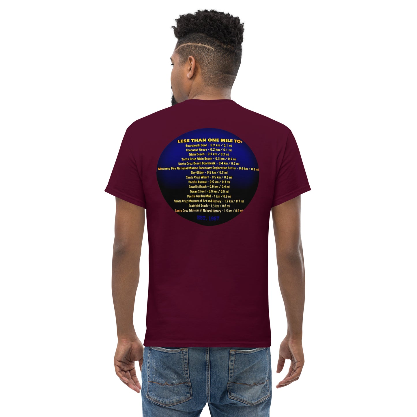 Fireside Inn w/ Historic close location 2 sided Men's classic tee