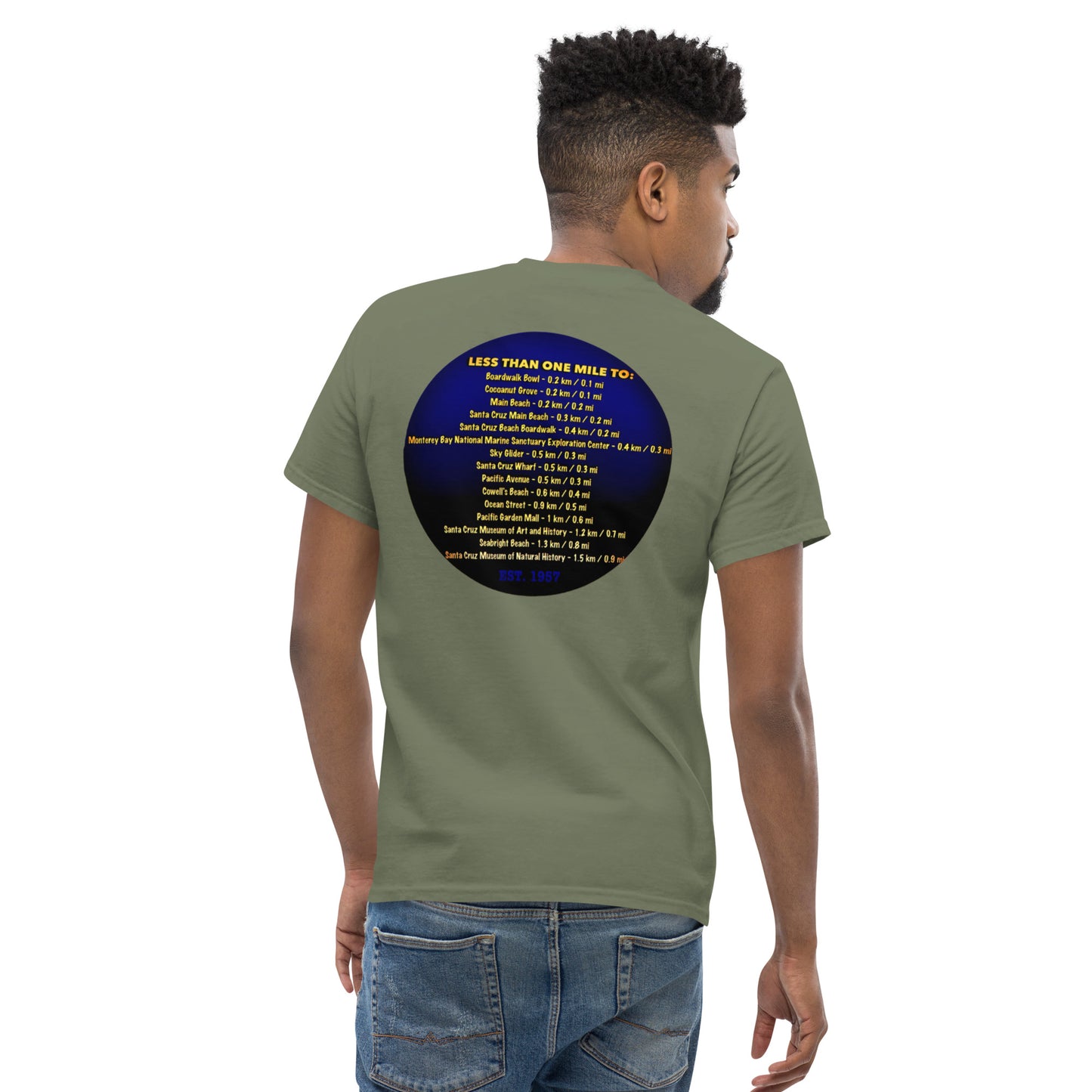 Fireside Inn w/ Historic close location 2 sided Men's classic tee