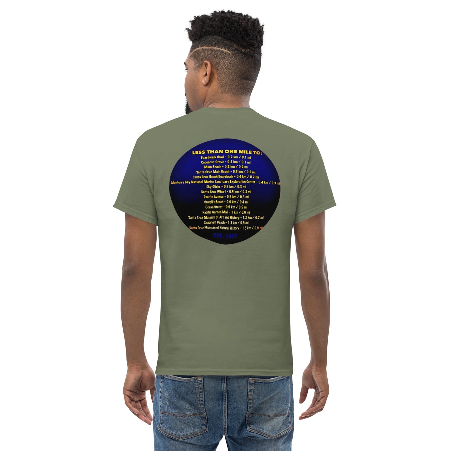 Fireside Inn w/ Historic close location 2 sided Men's classic tee
