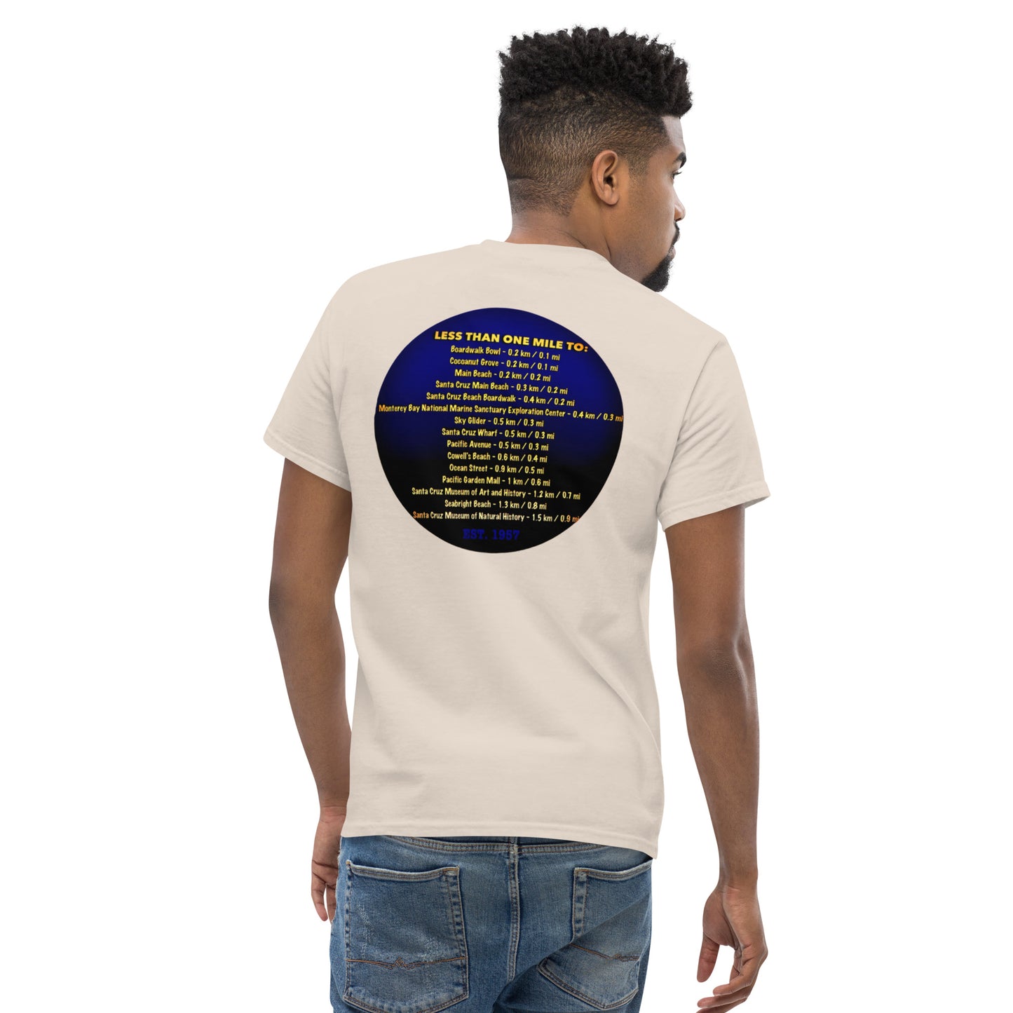 Fireside Inn w/ Historic close location 2 sided Men's classic tee