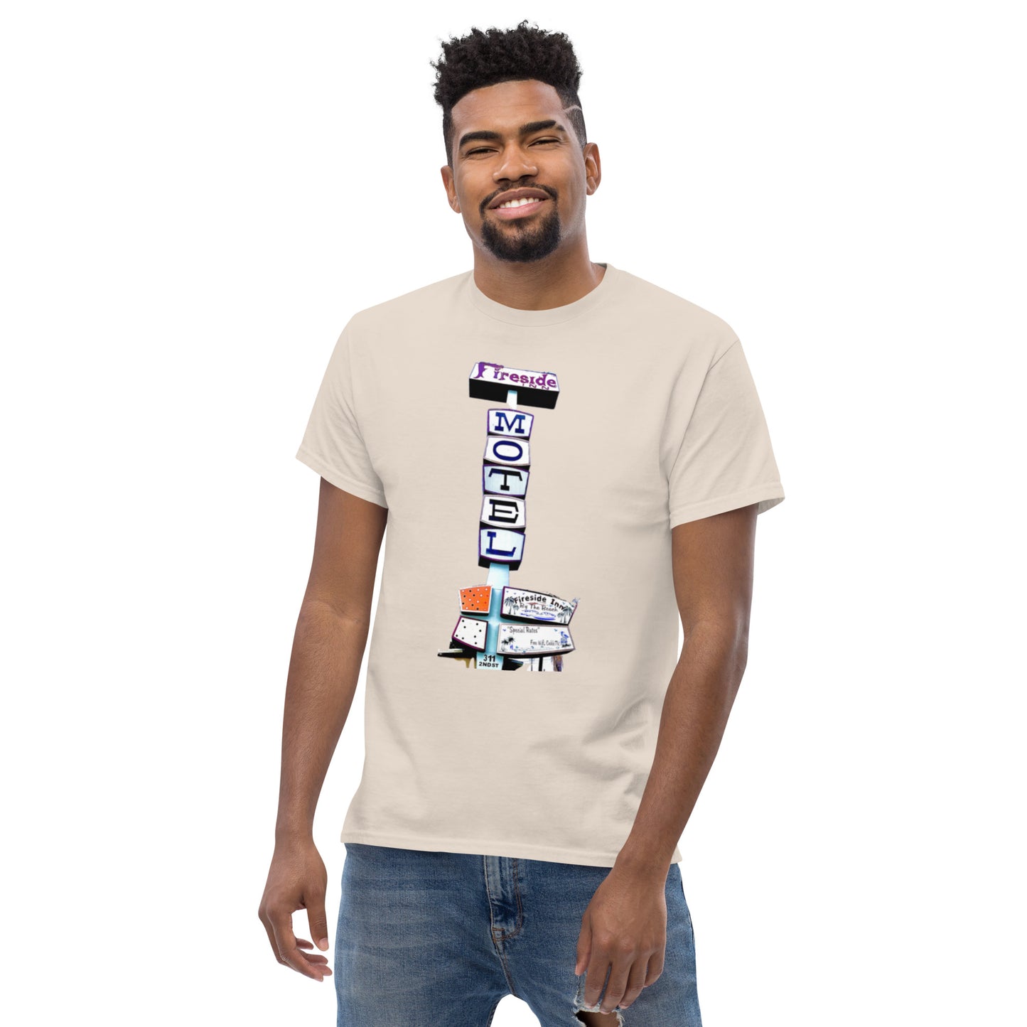 Fireside Inn w/ Historic close location 2 sided Men's classic tee