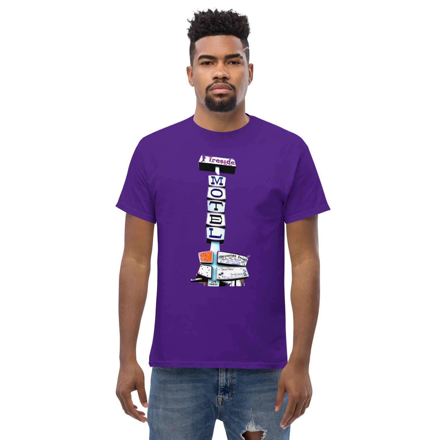 Fireside Inn w/ Historic close location 2 sided Men's classic tee