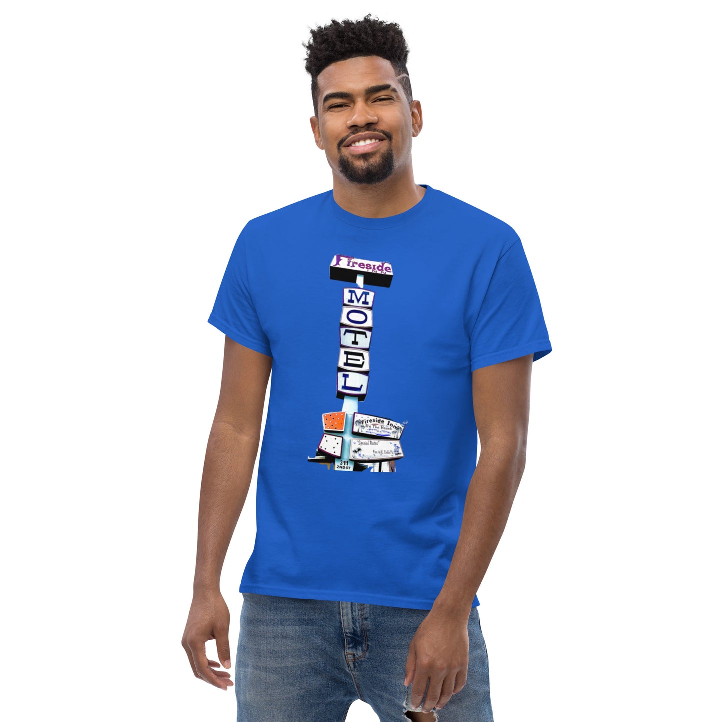 Fireside Inn w/ Historic close location 2 sided Men's classic tee