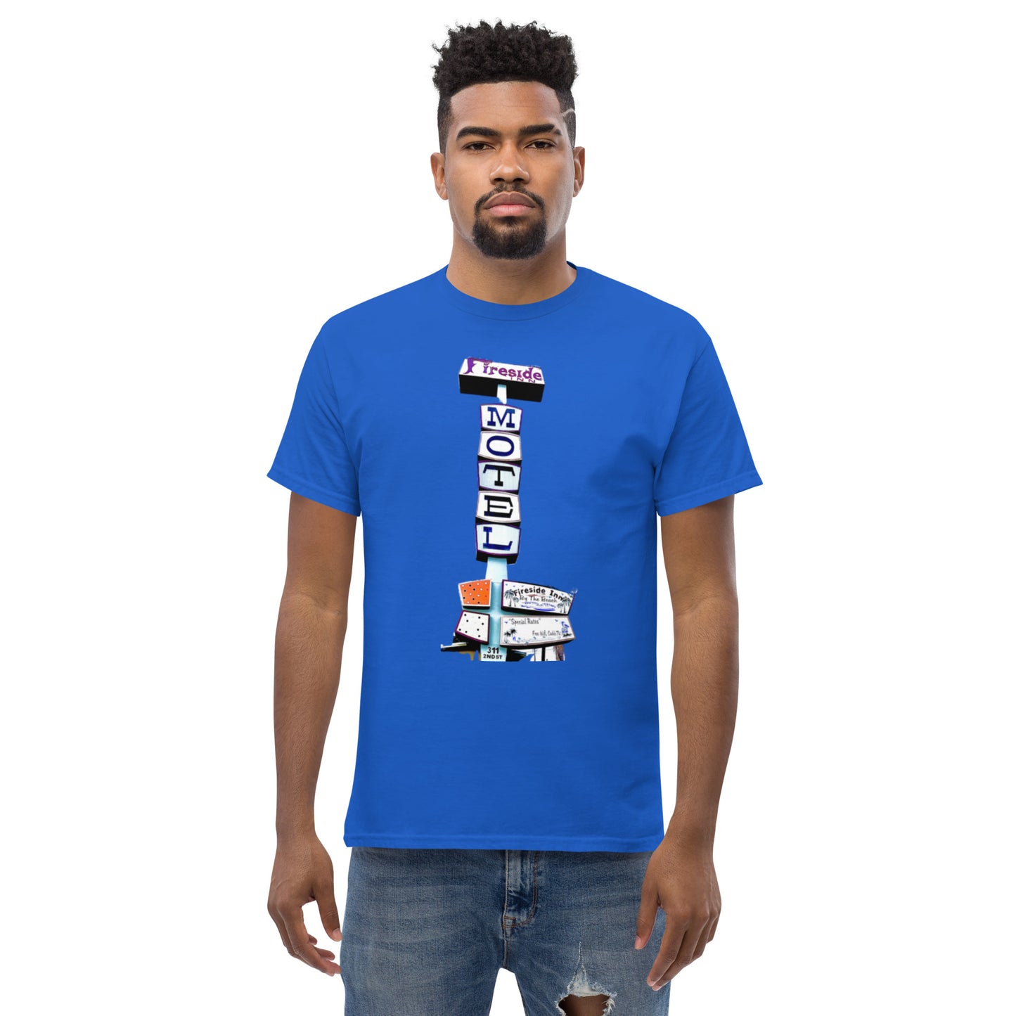 Fireside Inn w/ Historic close location 2 sided Men's classic tee