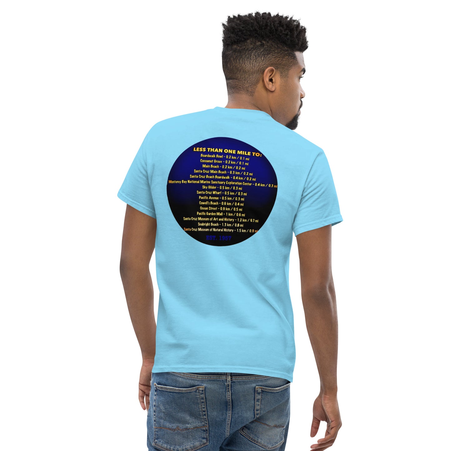Fireside Inn w/ Historic close location 2 sided Men's classic tee