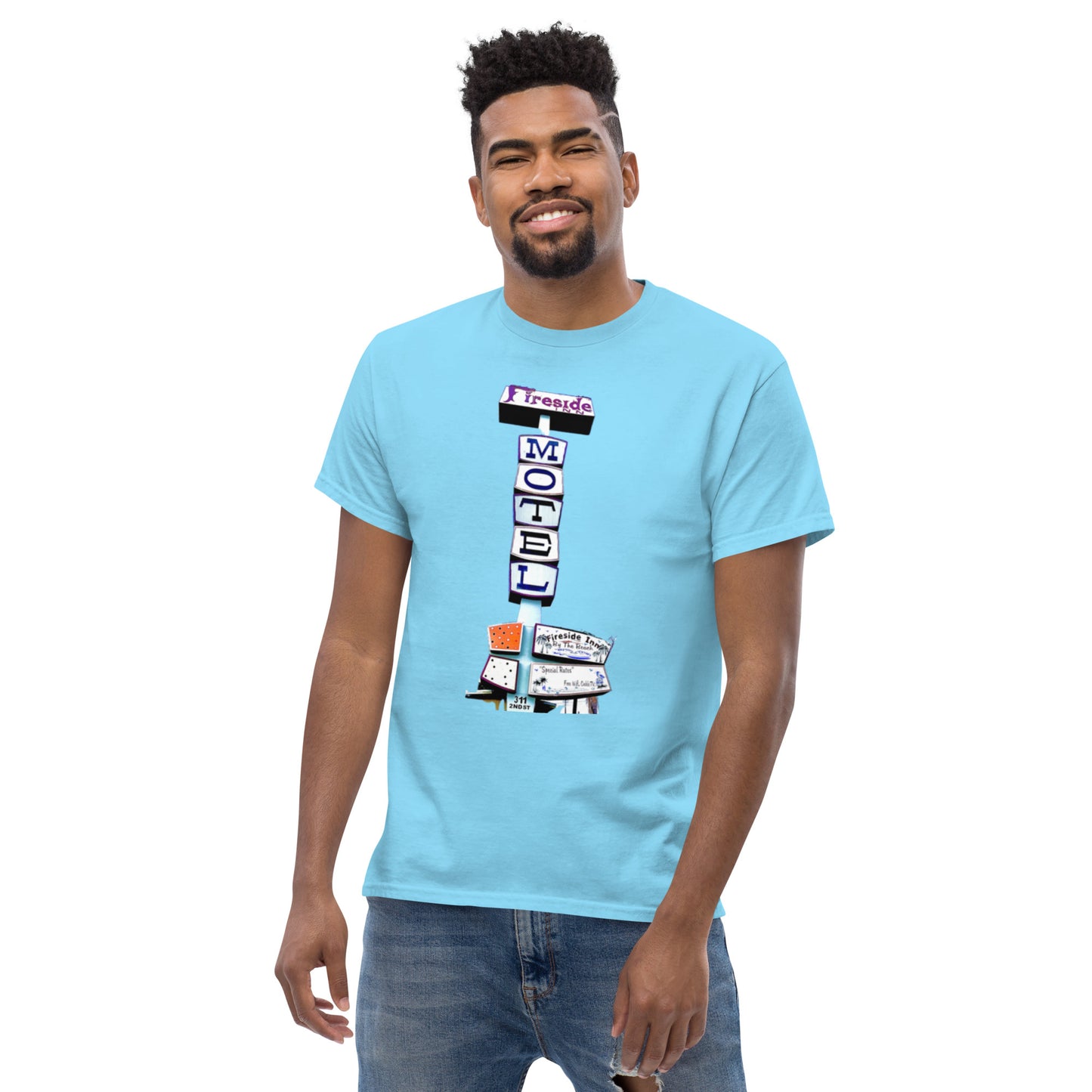 Fireside Inn w/ Historic close location 2 sided Men's classic tee