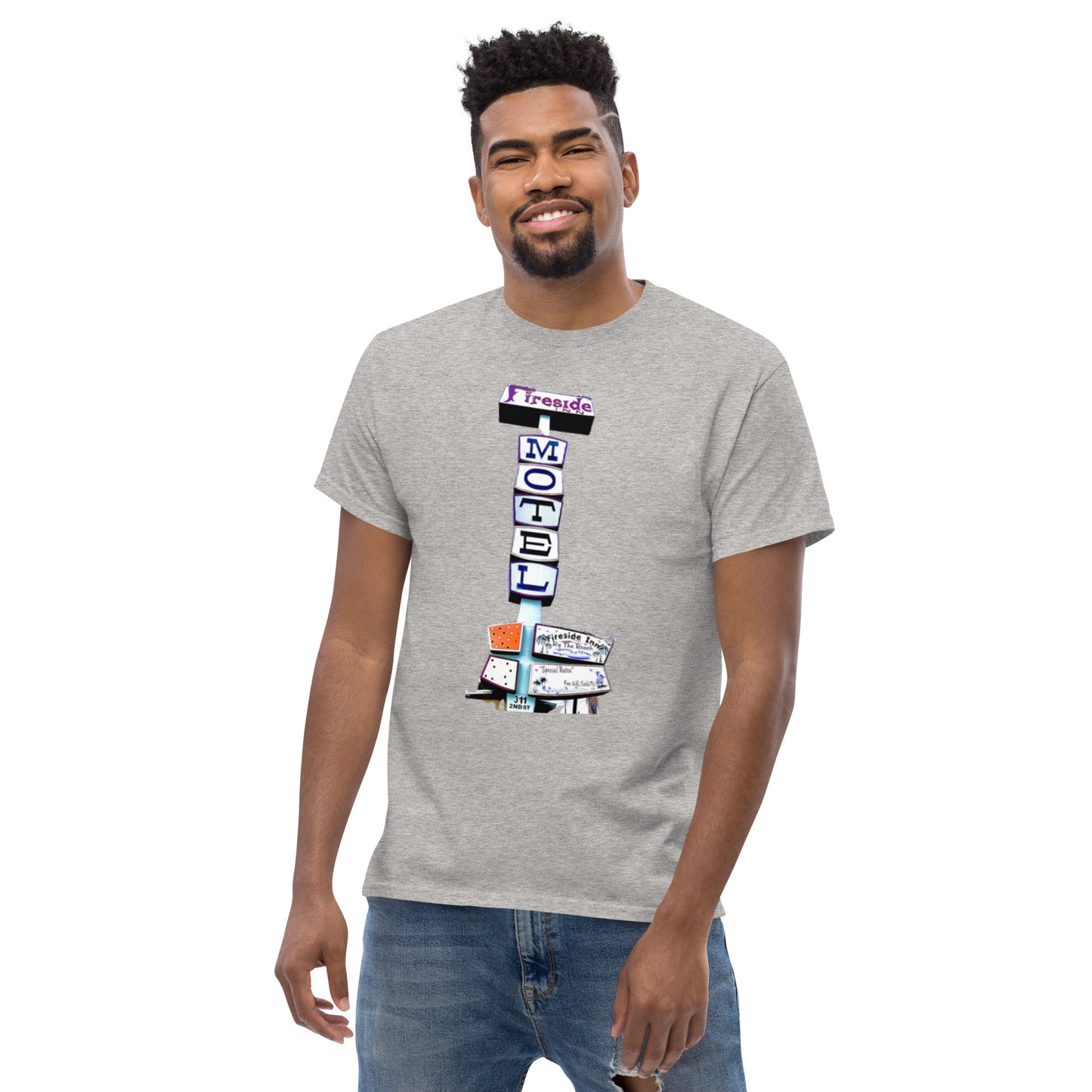 Fireside Inn w/ Historic close location 2 sided Men's classic tee