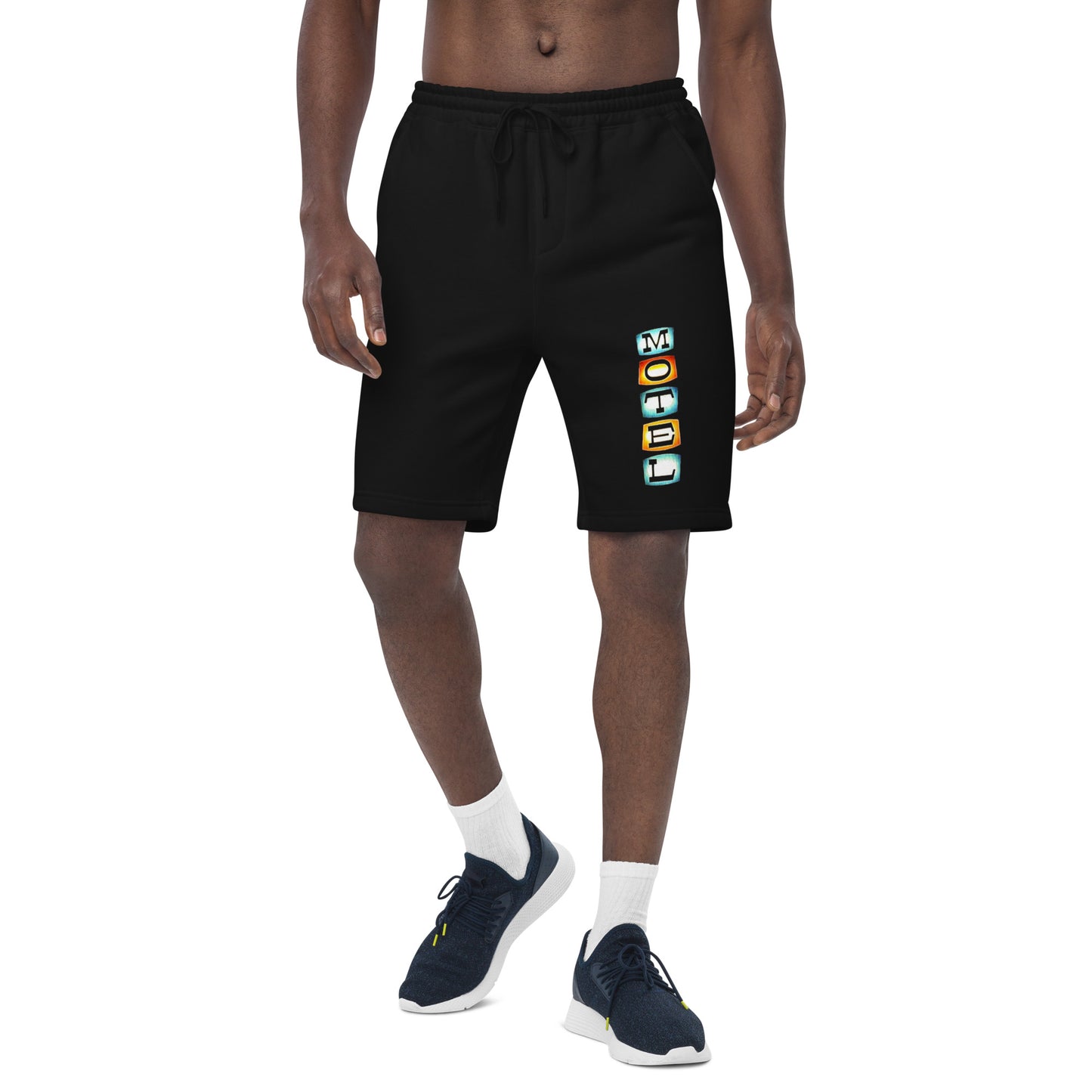 Retro MOTEL sign - Men's fleece shorts