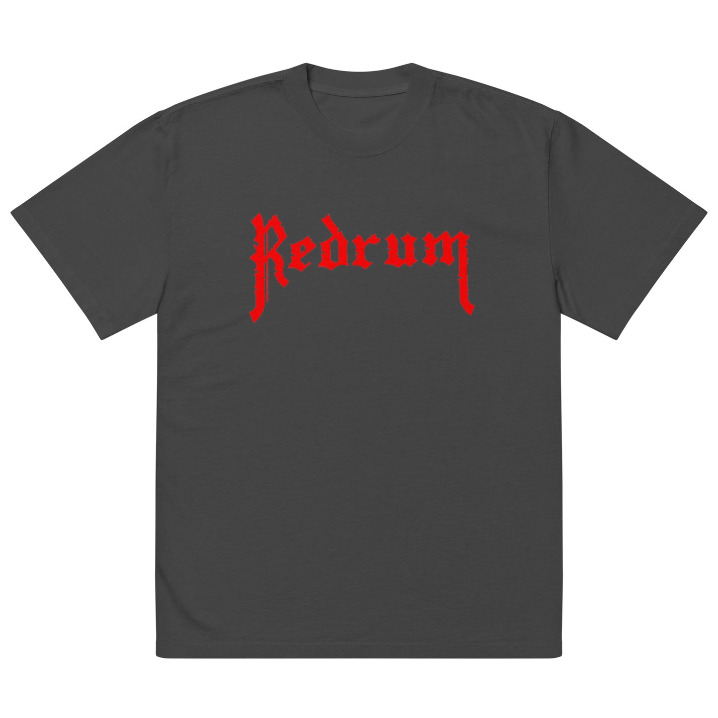 Redrum logo Oversized faded t-shirt