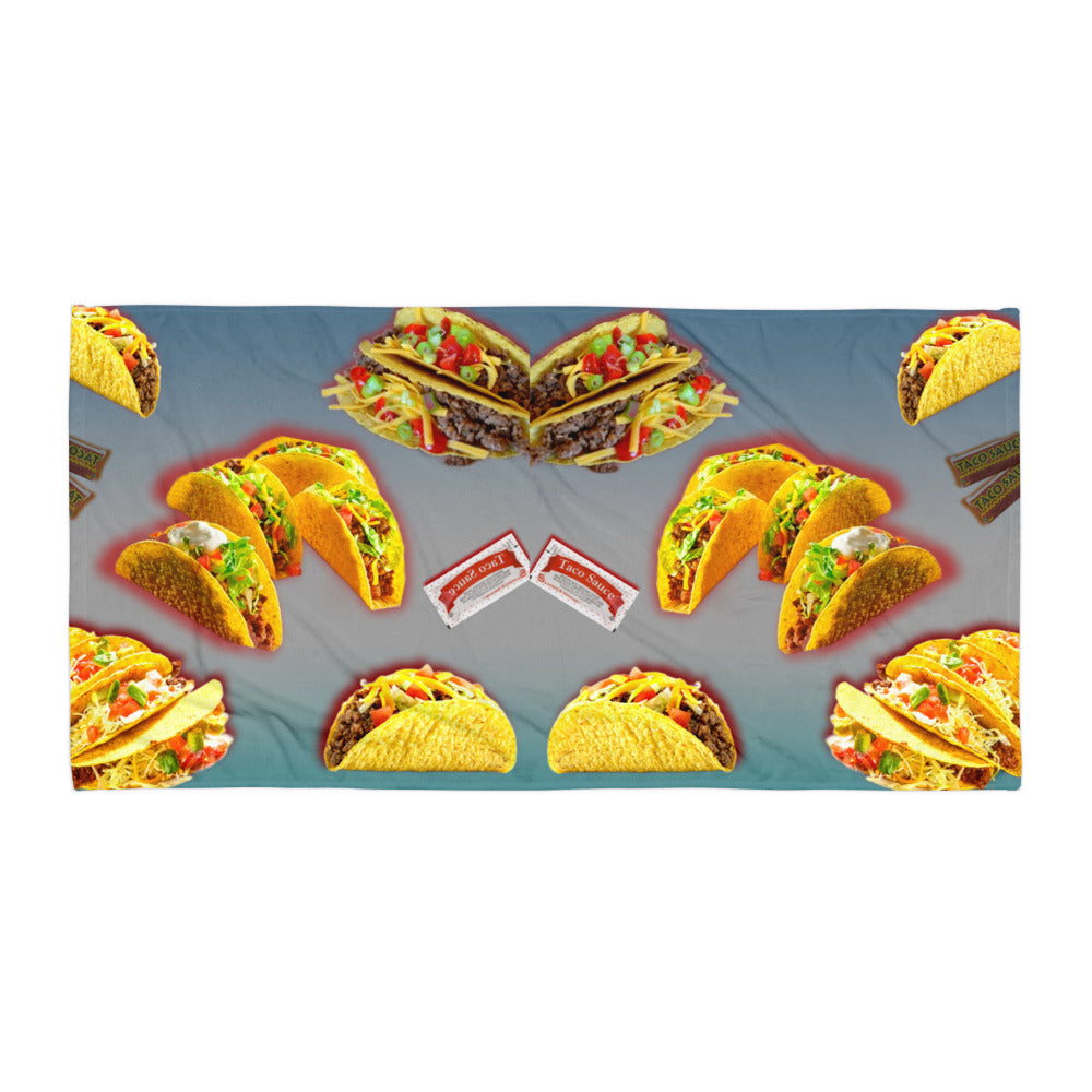 Tacos Beach Towel