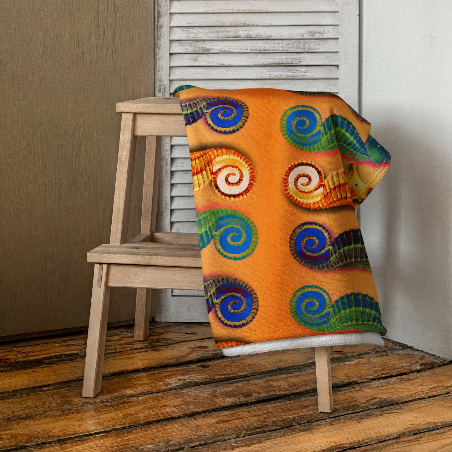 Seahorse Beach and Bath Towel