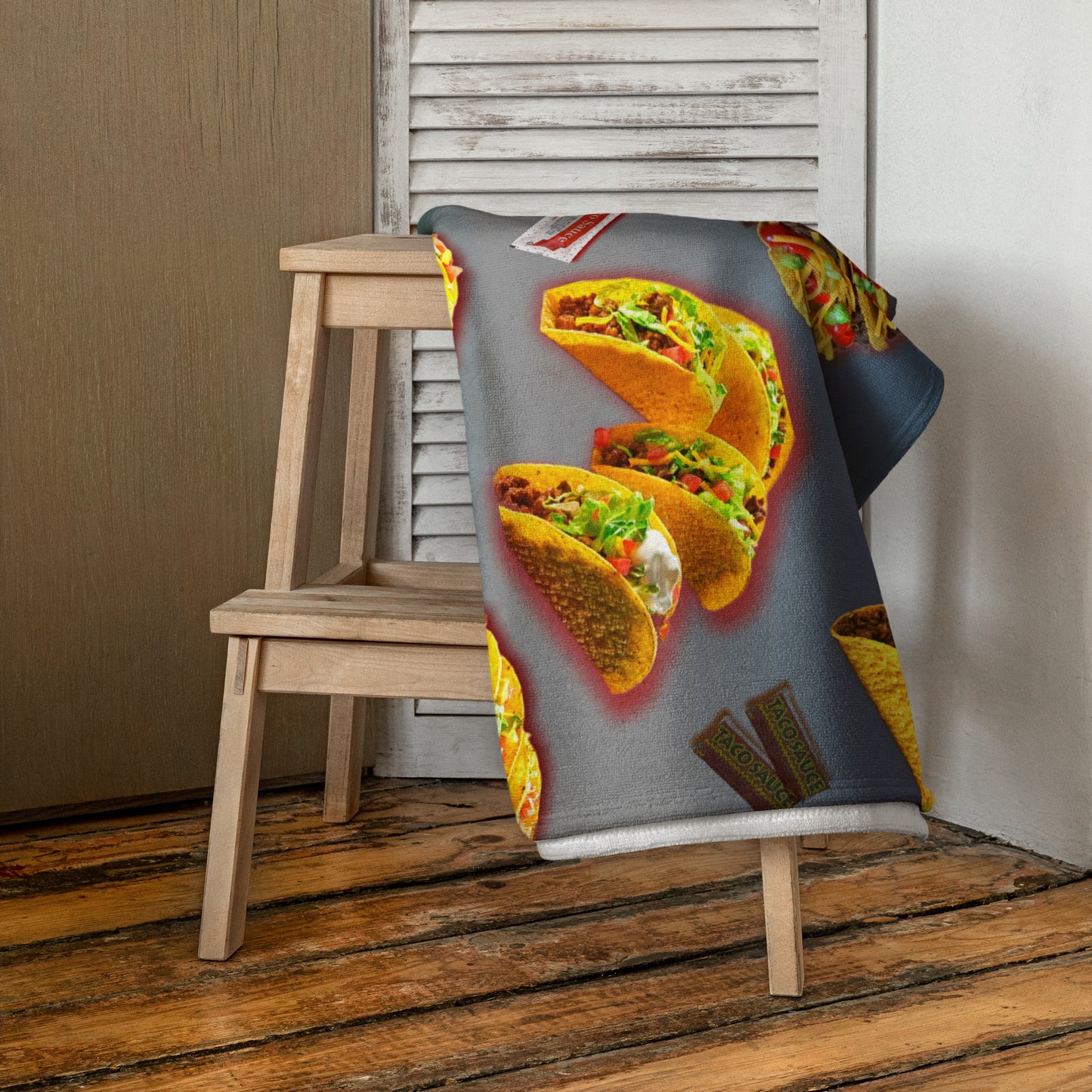 Tacos Beach Towel