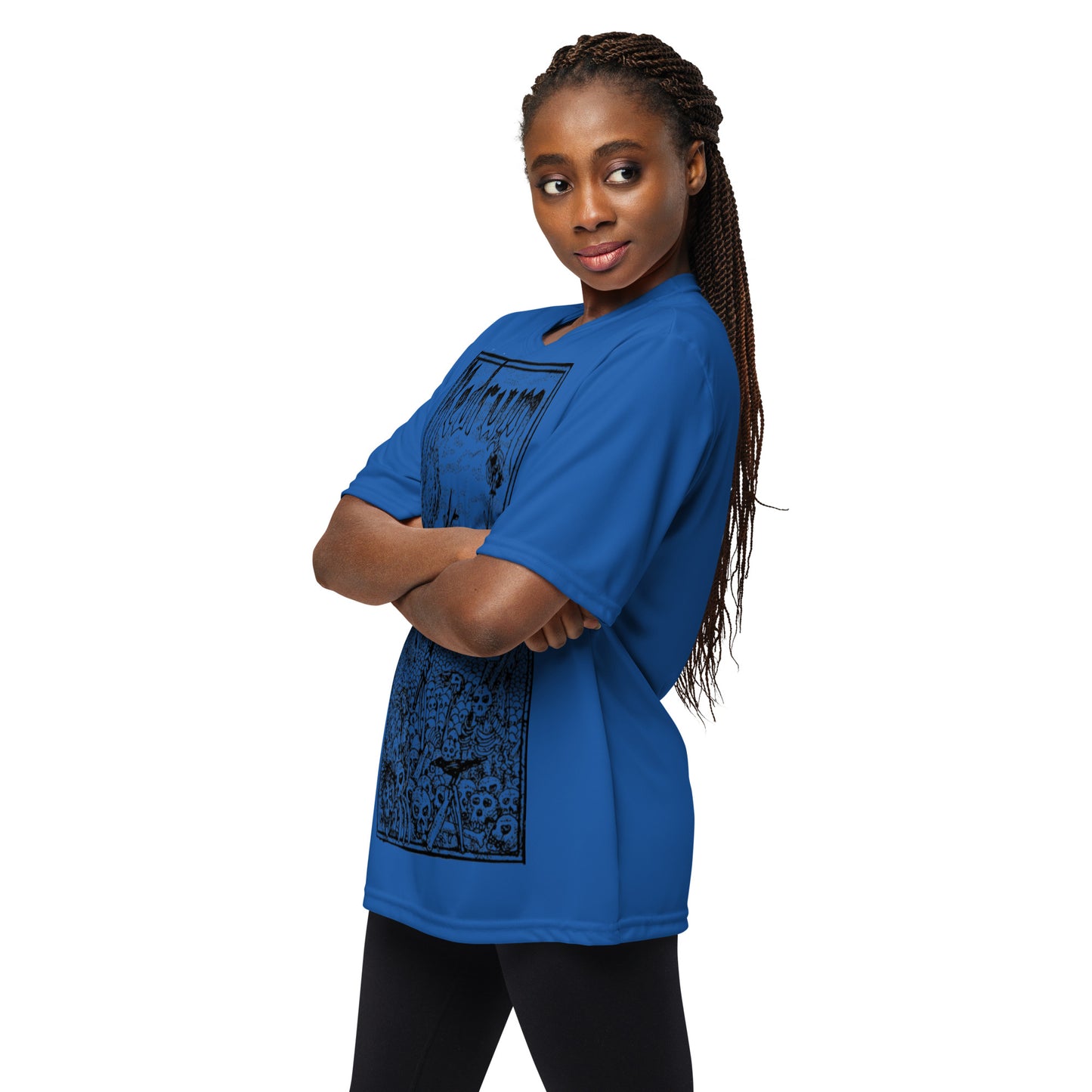 REDRUM - Disarm & Survive T-Shirt in Neon Yellow Blue & Orange