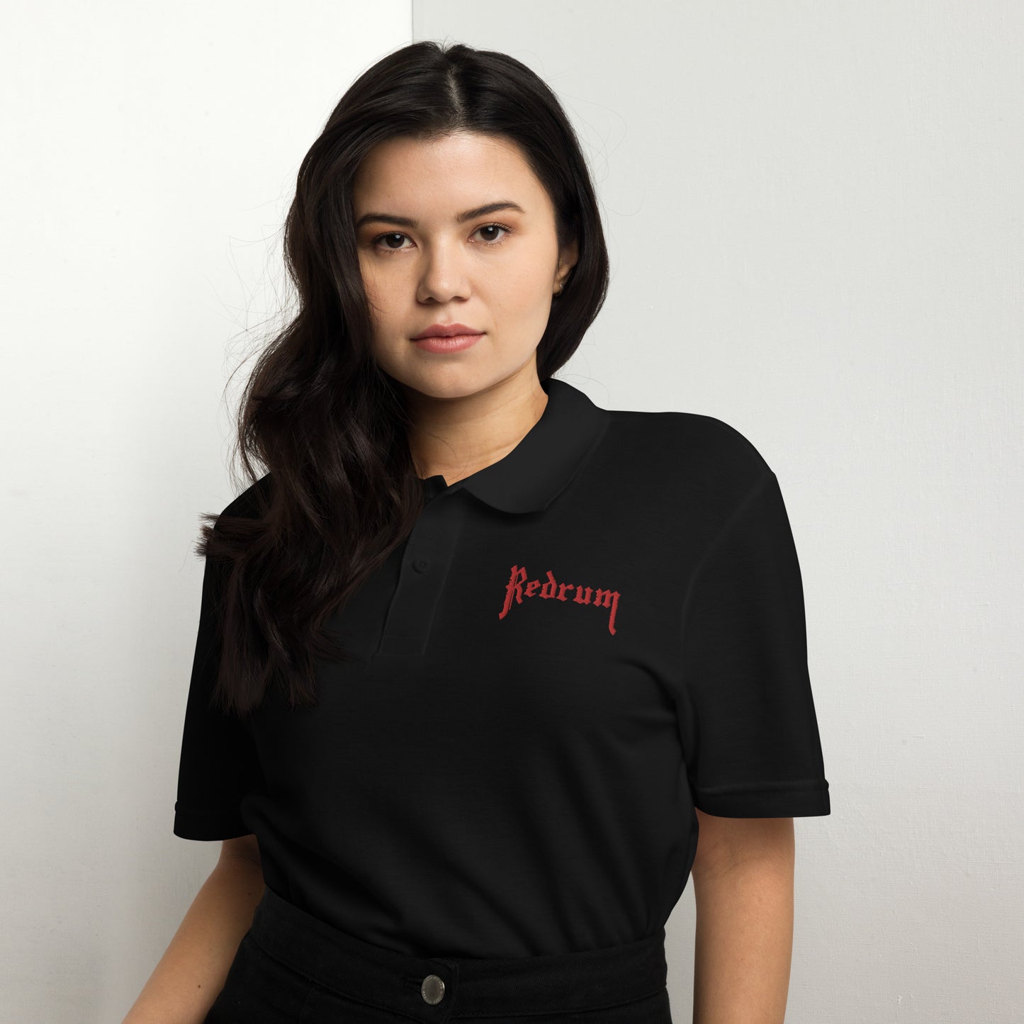 Redrum logo Unisex polo shirt