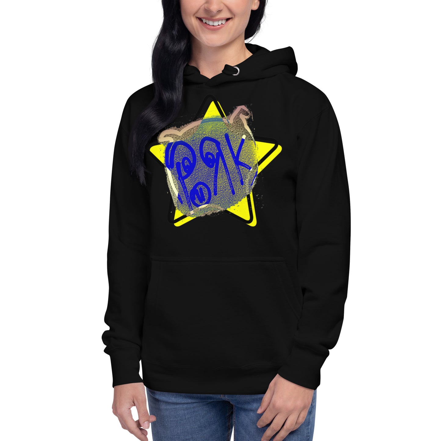 HOBO HOODIES - "Pork Star" - Yellow Star - Unisex Hoodie