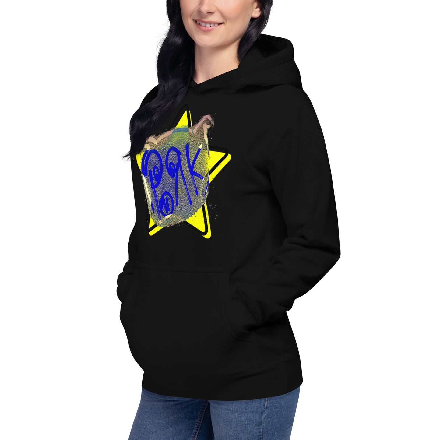HOBO HOODIES - "Pork Star" - Yellow Star - Unisex Hoodie
