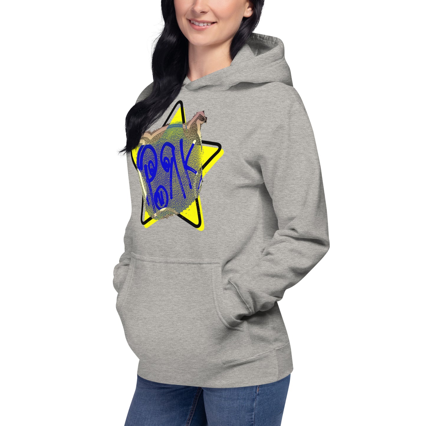 HOBO HOODIES - "Pork Star" - Yellow Star - Unisex Hoodie