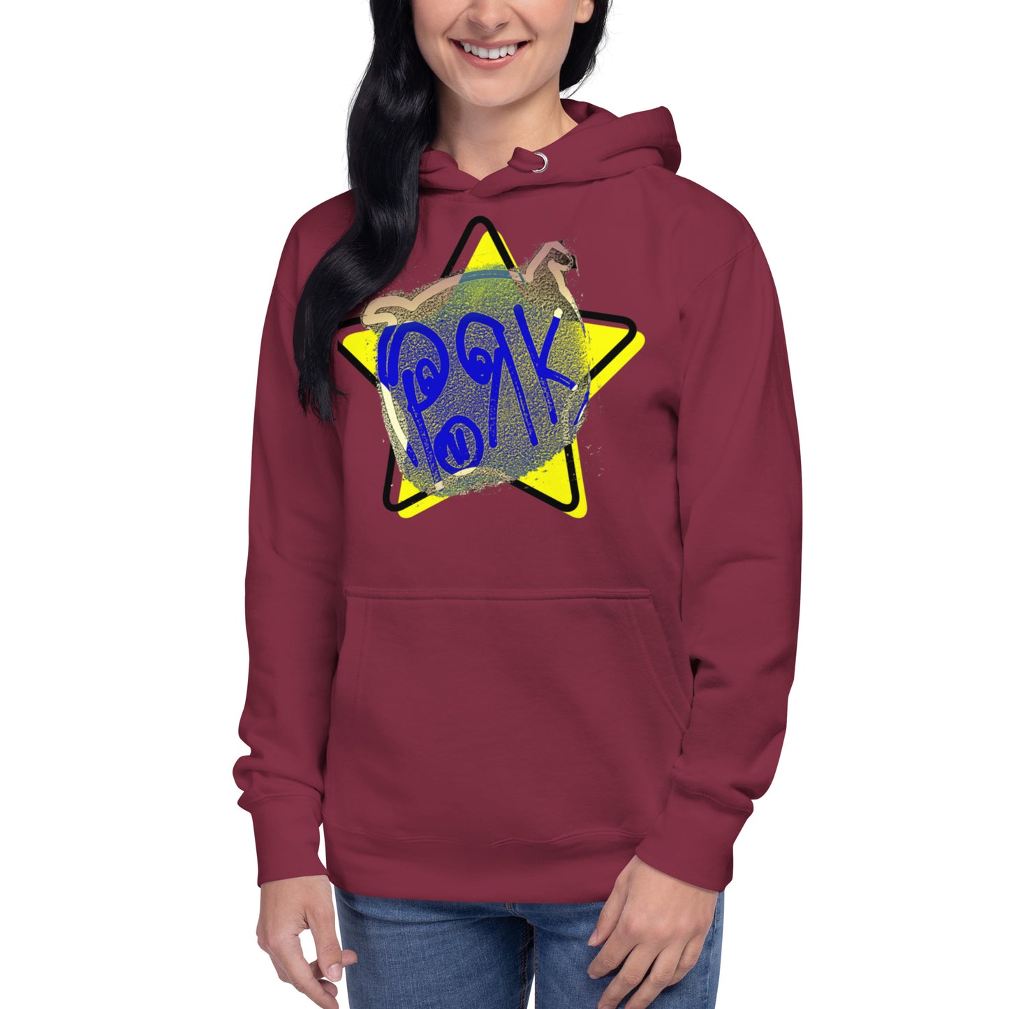 HOBO HOODIES - "Pork Star" - Yellow Star - Unisex Hoodie